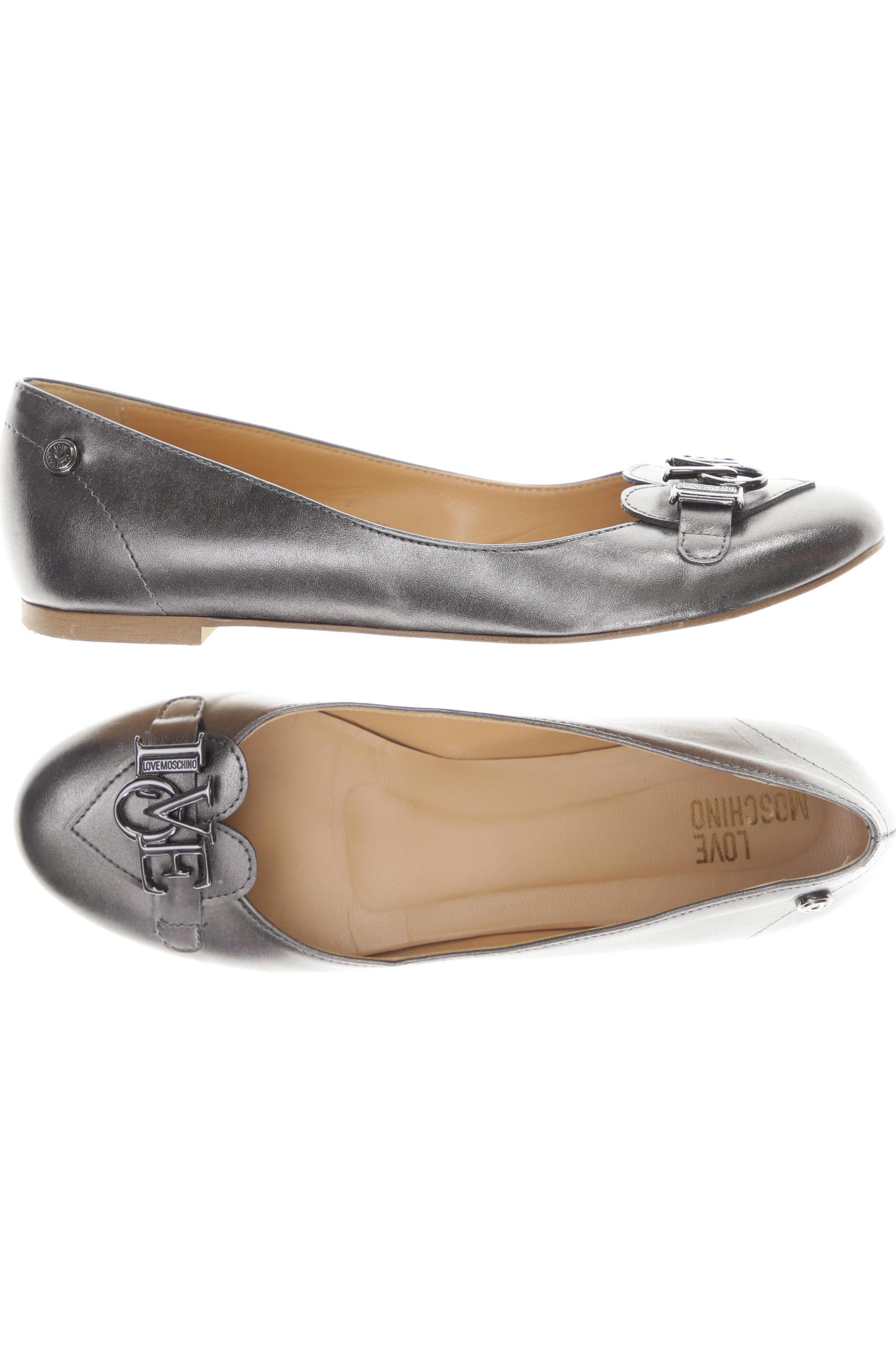 

Love Moschino Damen Ballerinas, grau, Gr. 40
