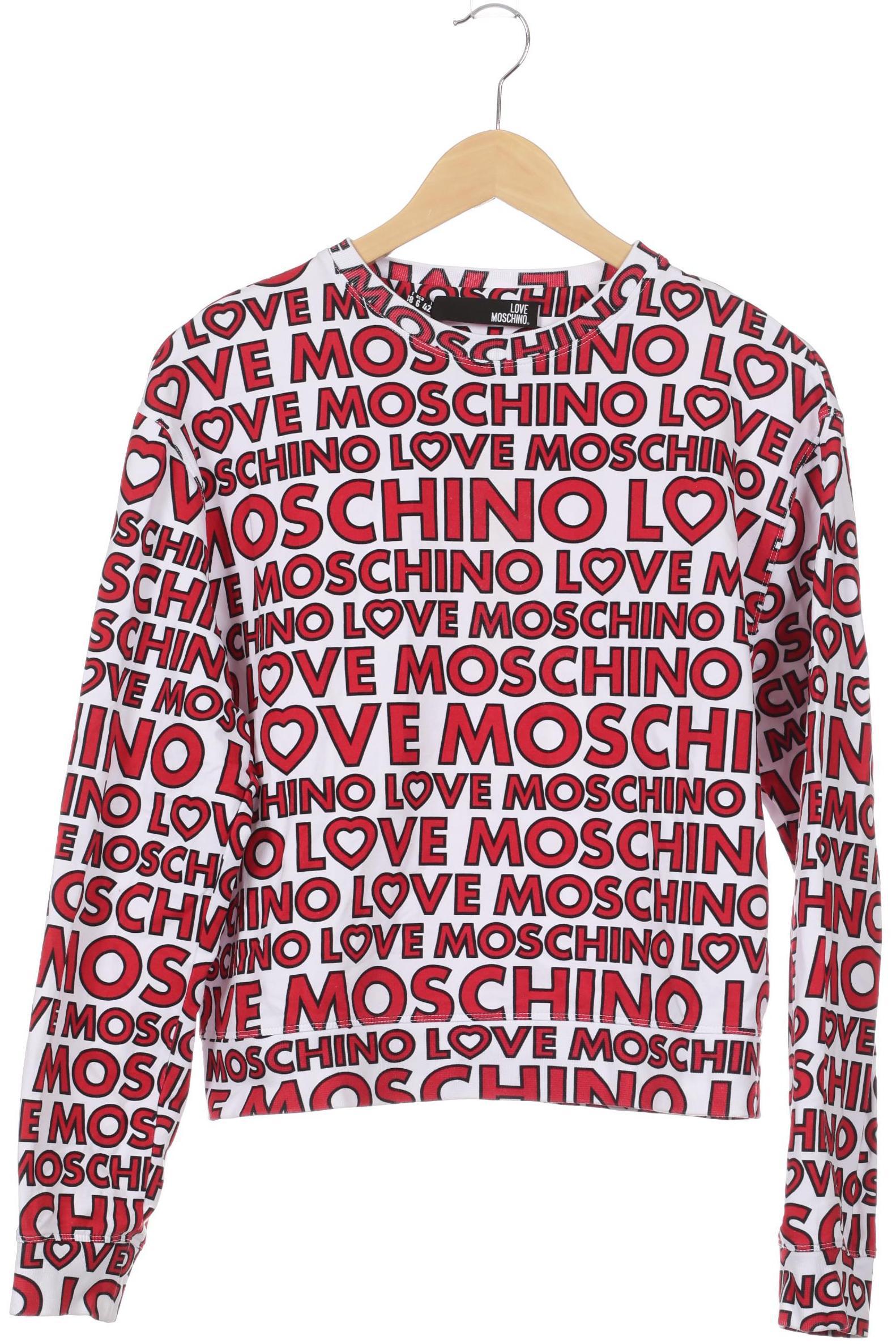 

Love Moschino Damen Sweatshirt, weiß, Gr. 38