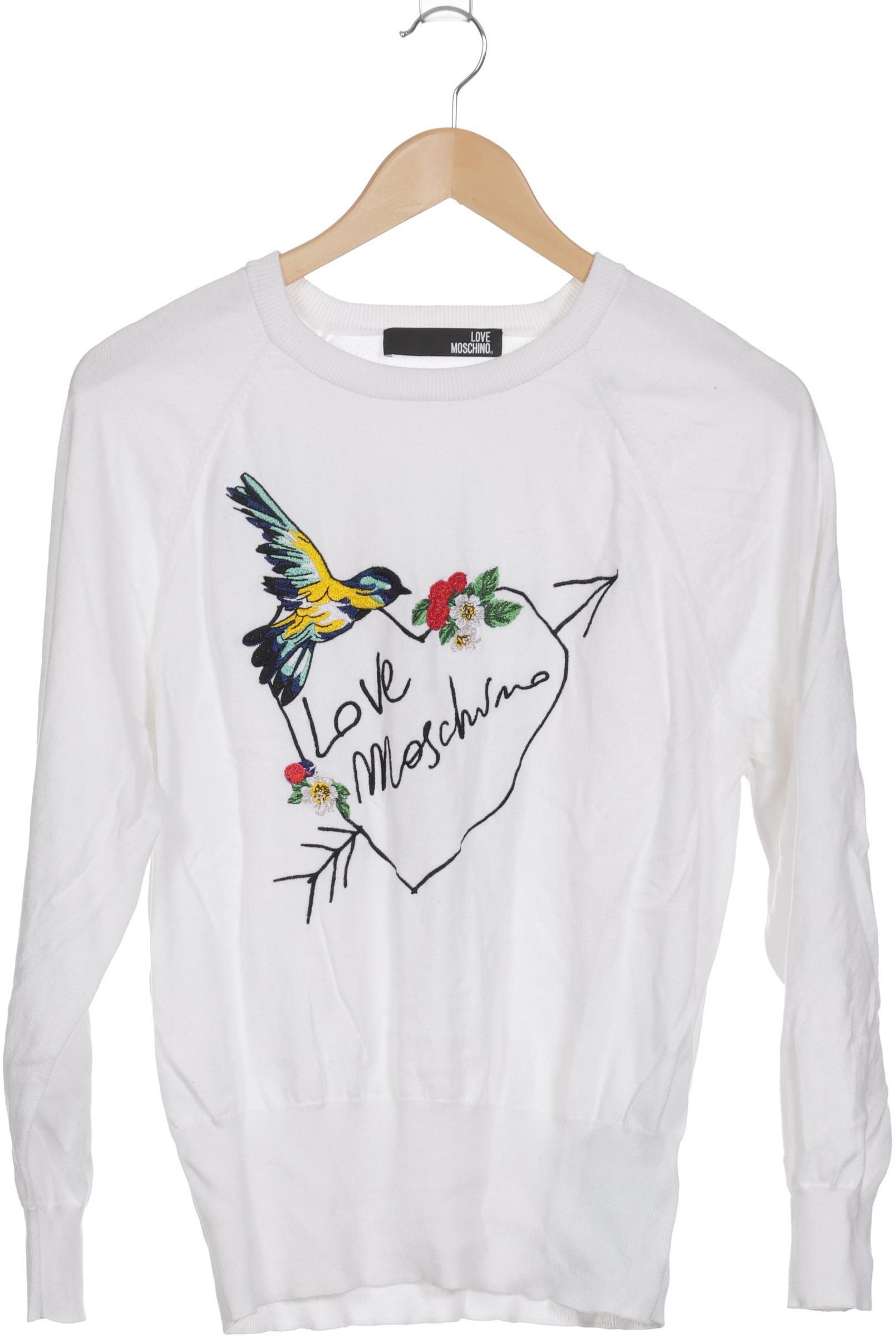 

Love Moschino Damen Pullover, weiß, Gr. 40