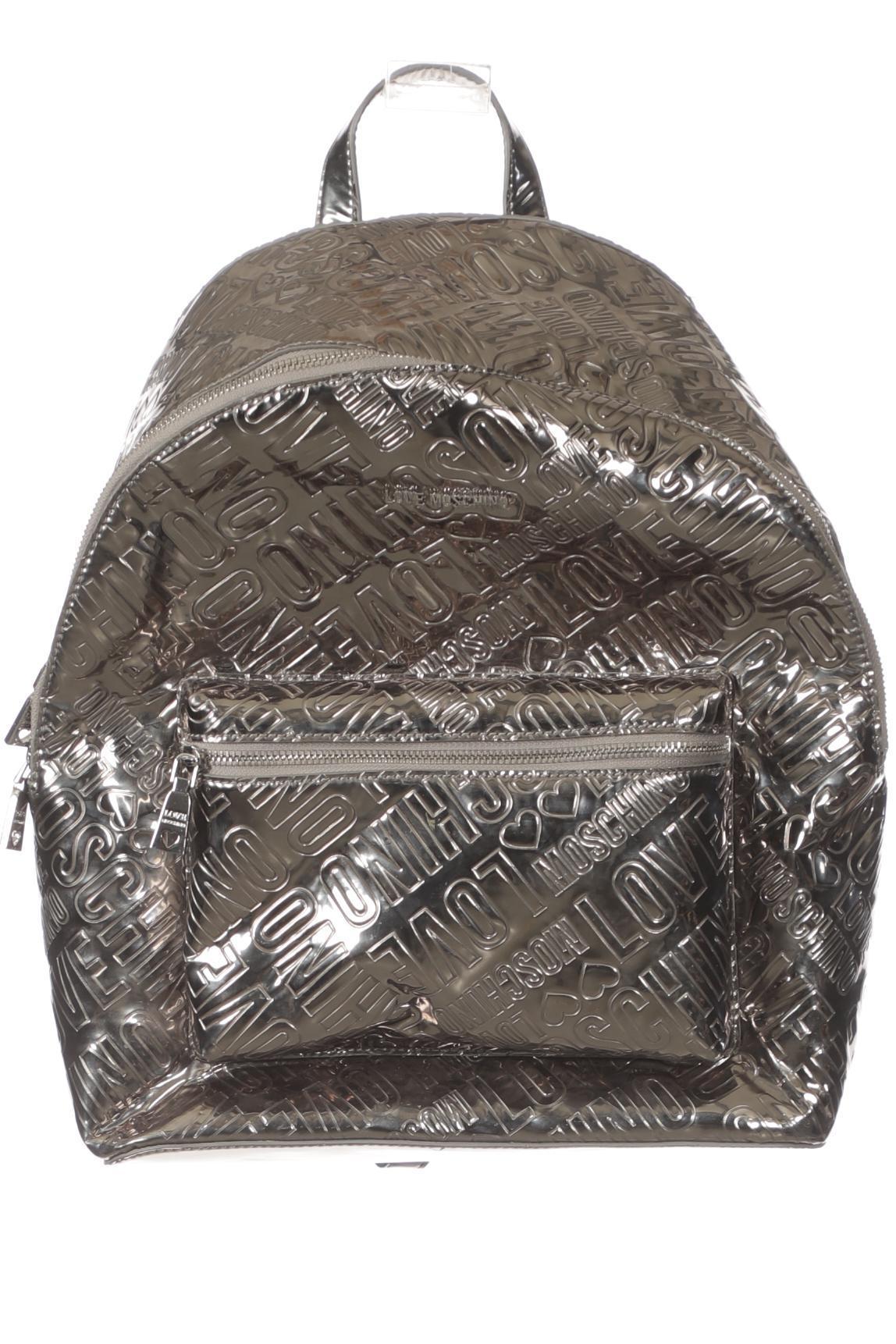 

Love Moschino Damen Rucksack, silber, Gr.
