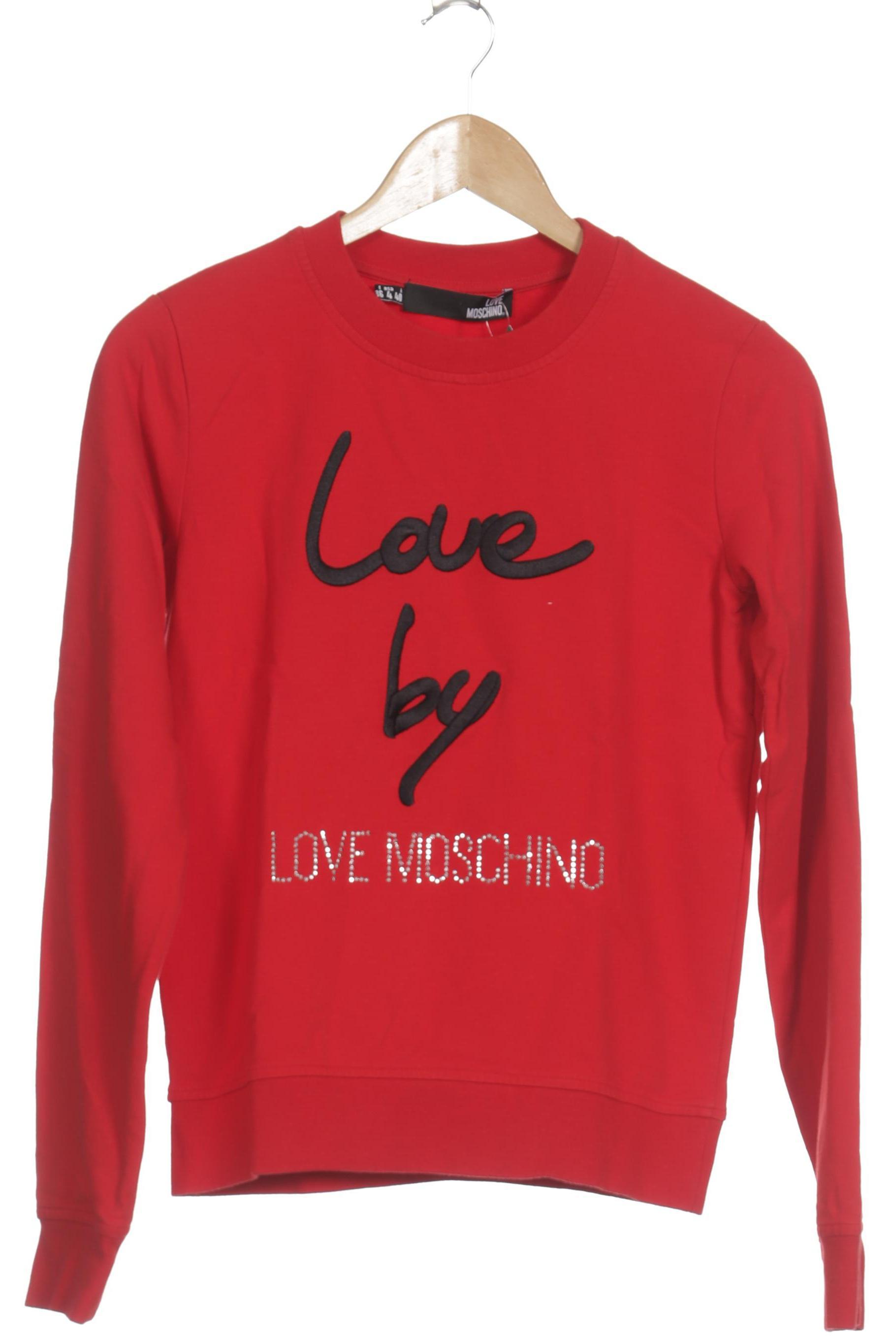 

Love Moschino Damen Sweatshirt, rot, Gr. 36