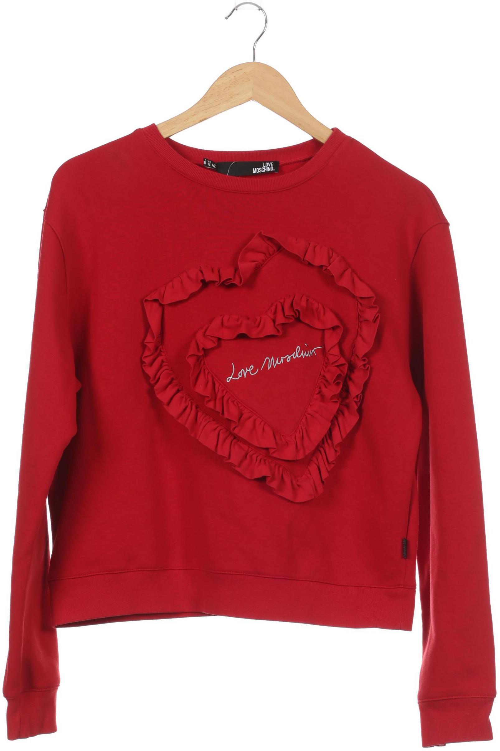 

Love Moschino Damen Sweatshirt, rot, Gr. 38