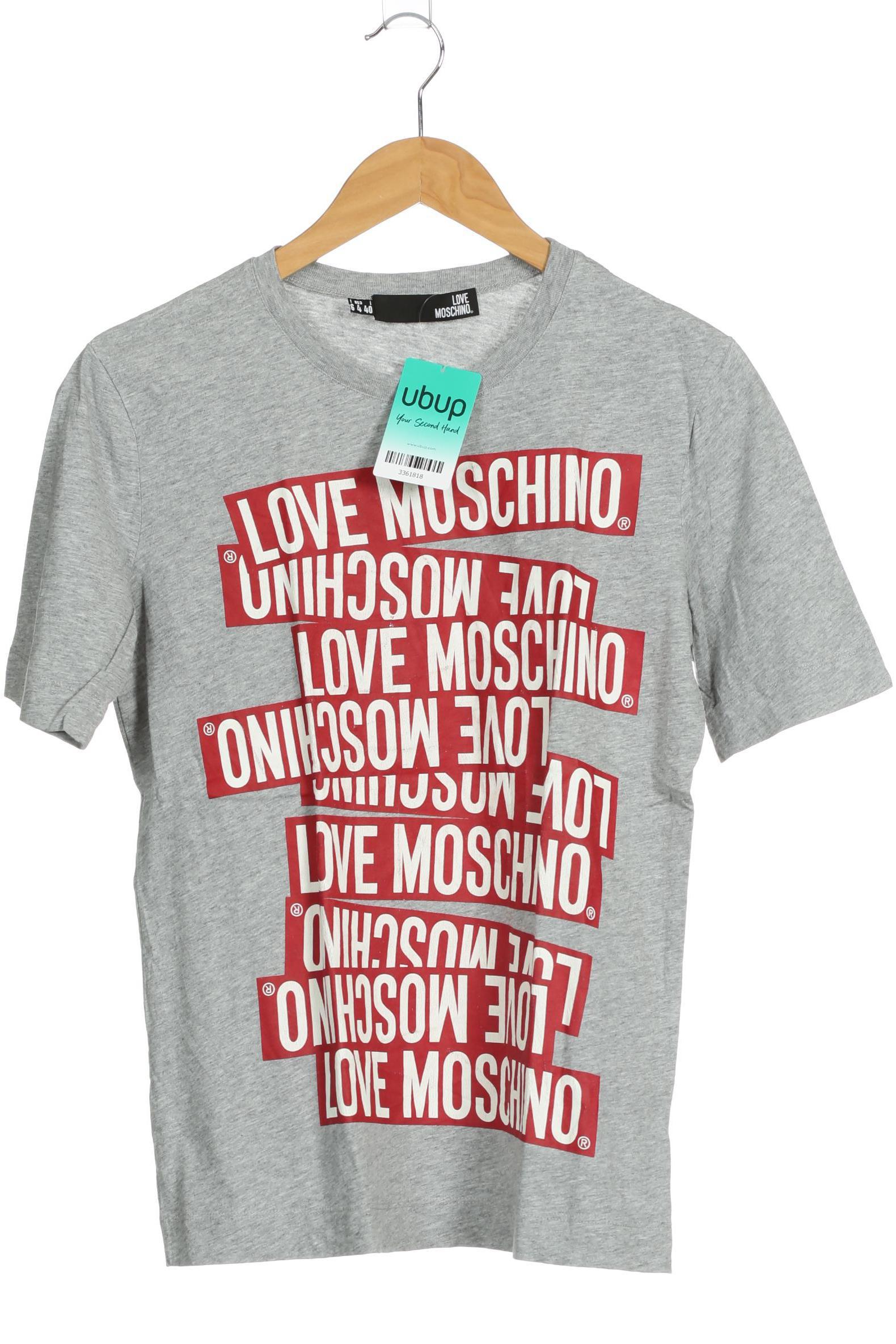 

Love Moschino Damen T-Shirt, grau, Gr. 36