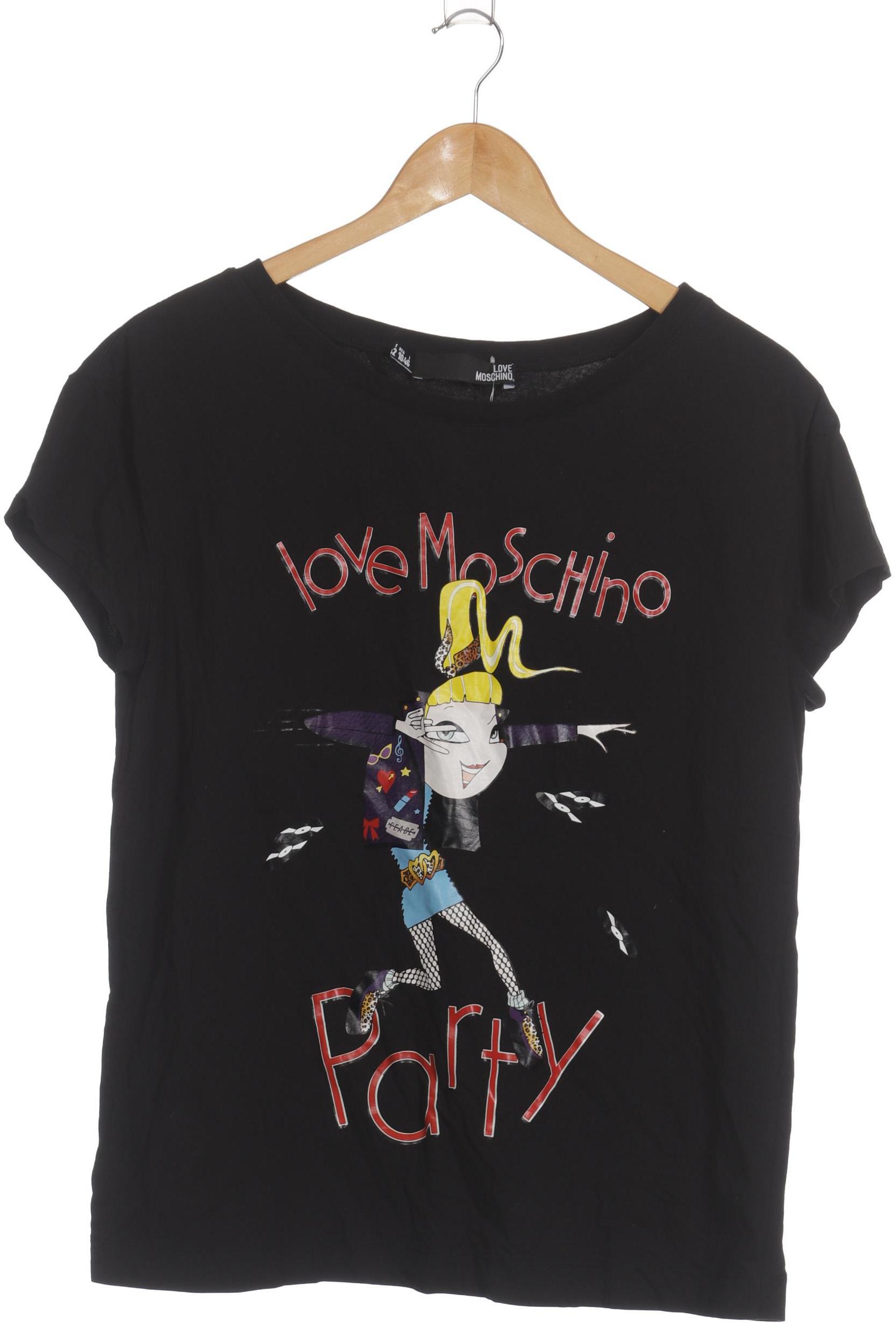 

Love Moschino Damen T-Shirt, schwarz, Gr. 42