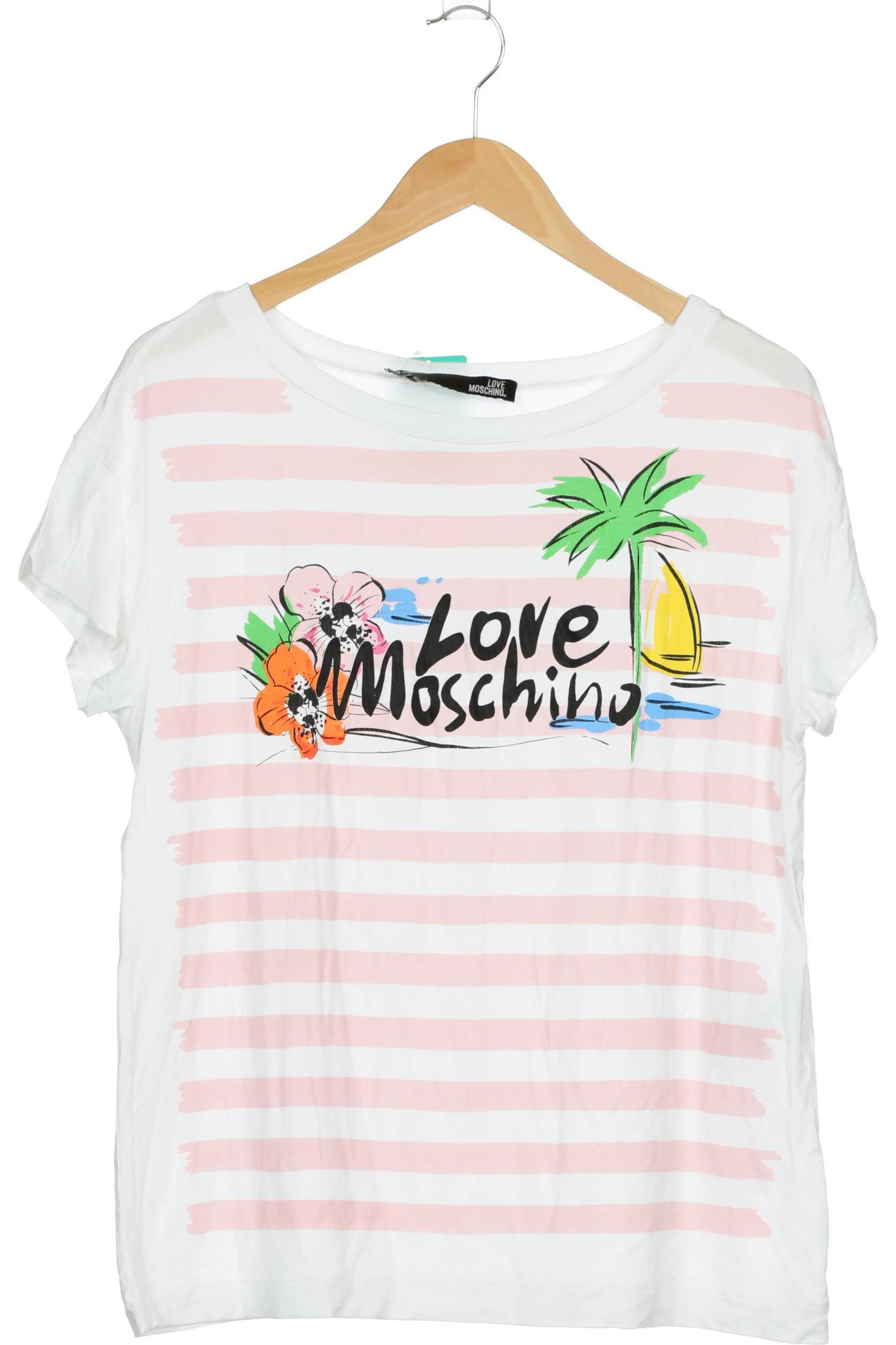 

Love Moschino Damen T-Shirt, weiß, Gr. 42