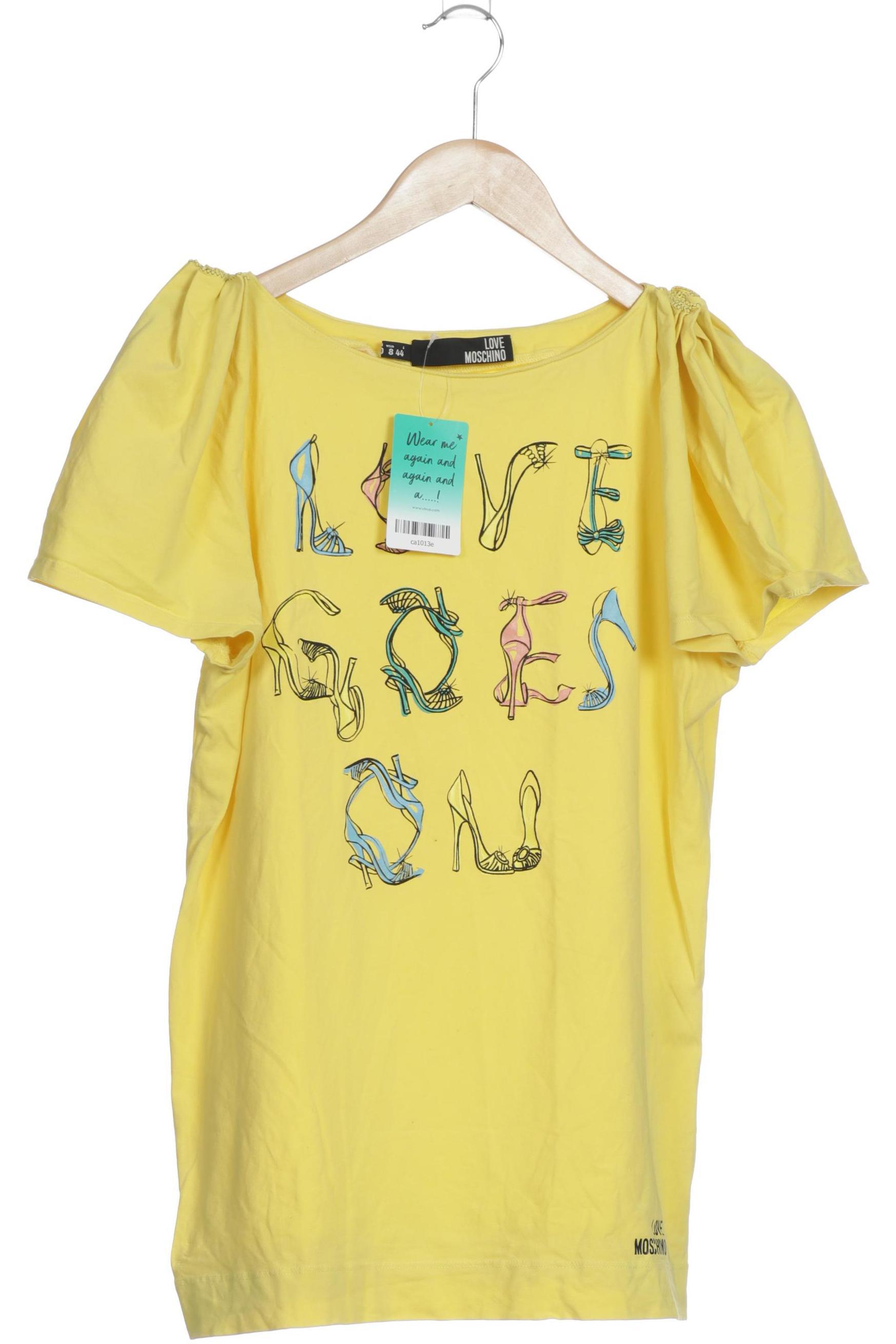 

Love Moschino Damen T-Shirt, gelb, Gr. 40