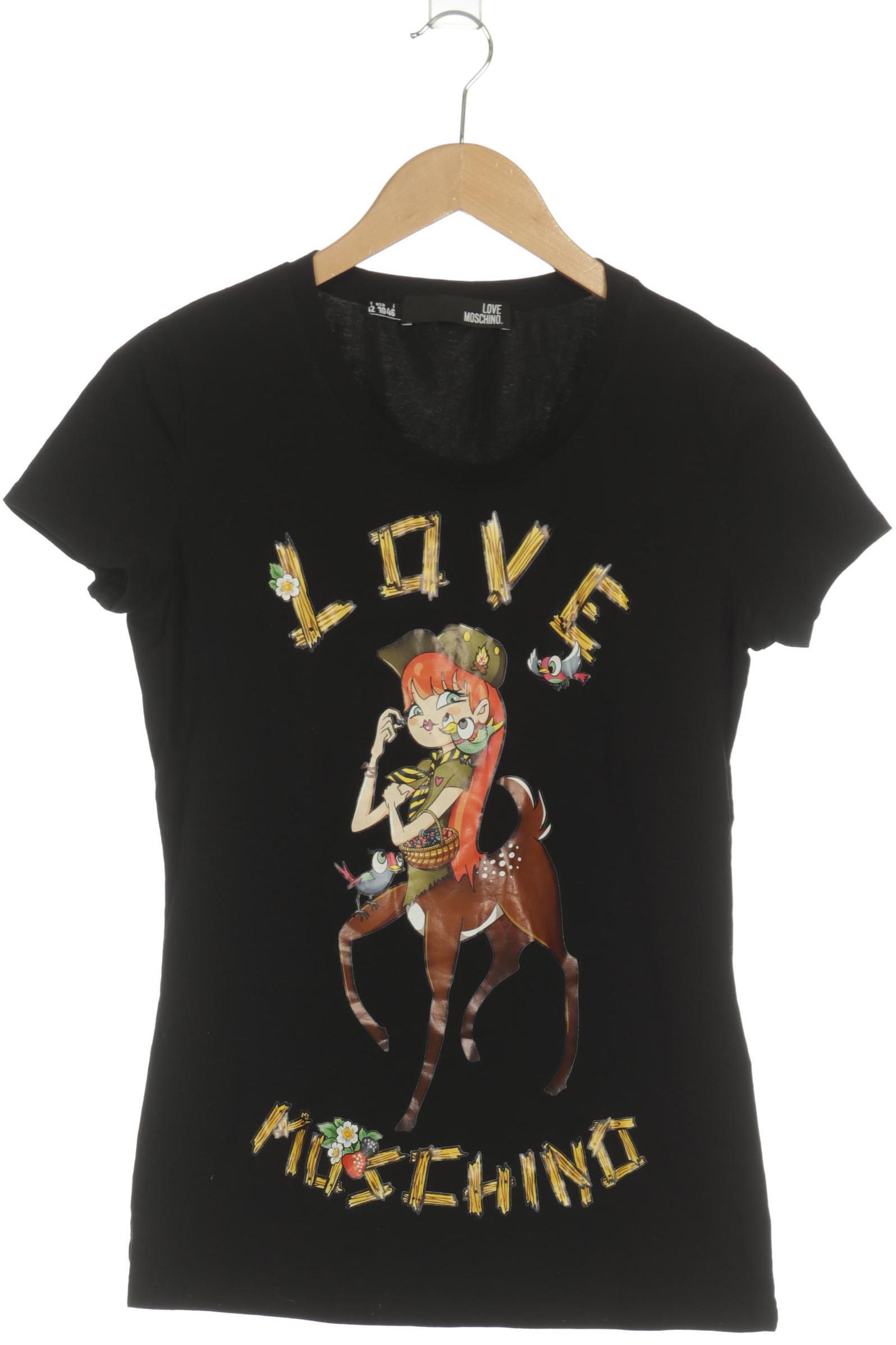 

Love Moschino Damen T-Shirt, schwarz, Gr. 42