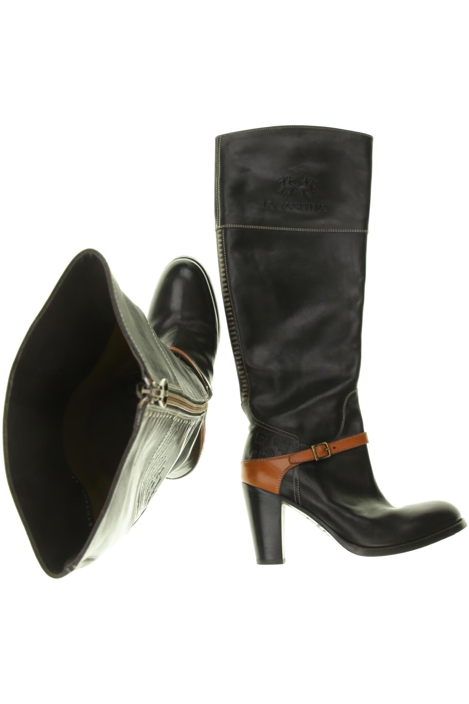 

La Martina Damen Stiefel, schwarz, Gr. 38