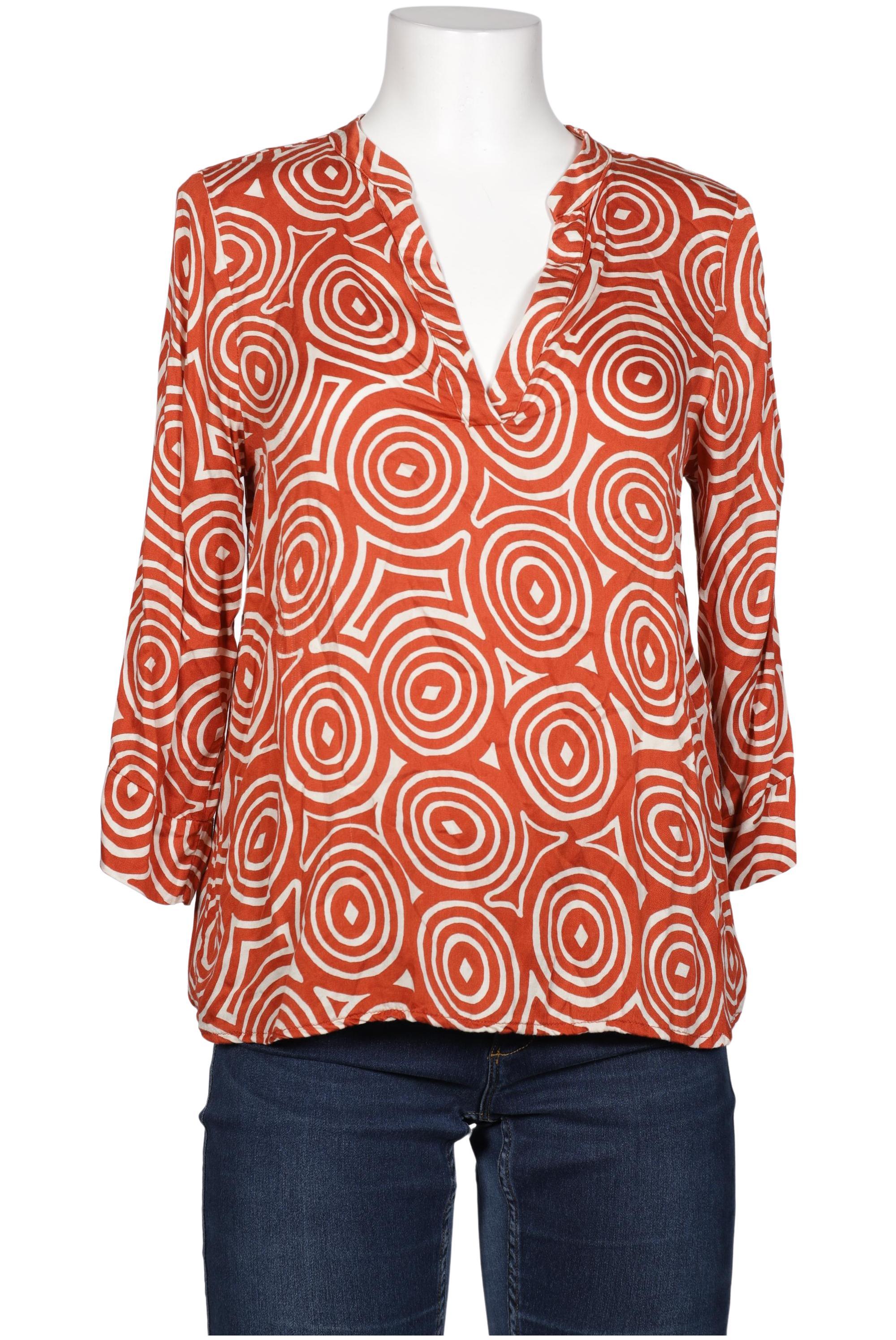 Thumbnail - LA FÉE Maraboutée Damen Bluse, orange, Gr. 40