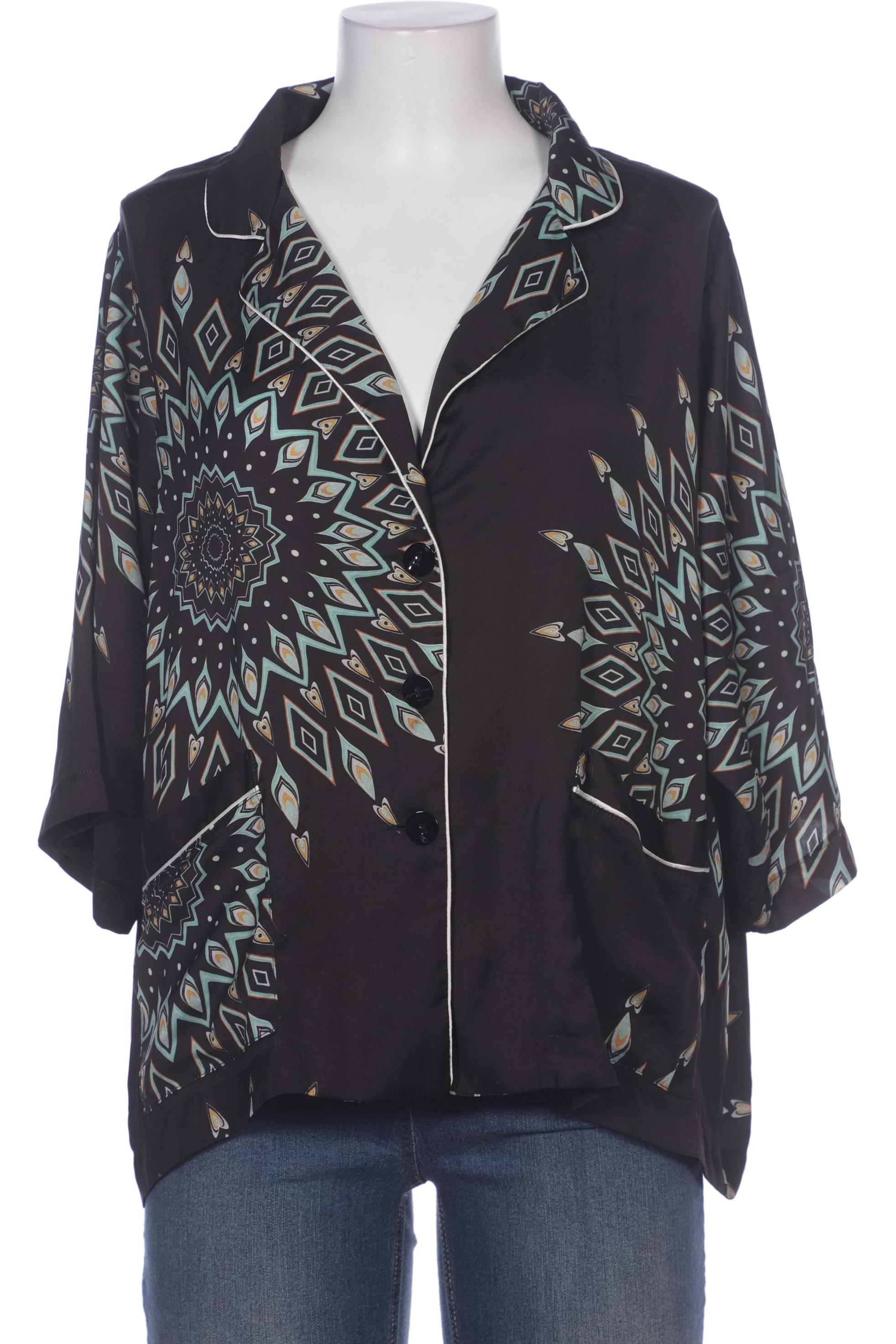 

LA FÉE Maraboutée Damen Bluse, schwarz, Gr. 38