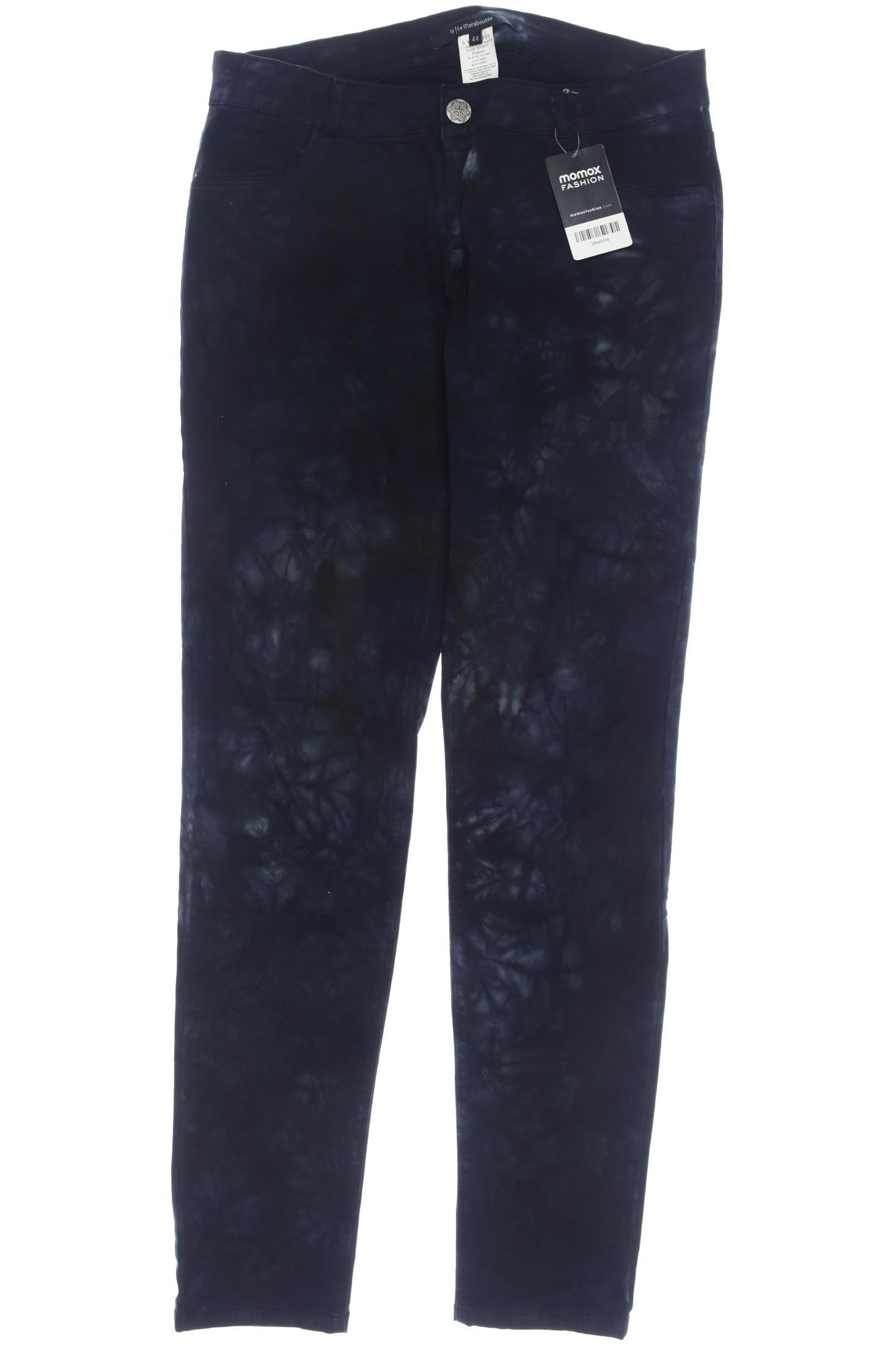 Thumbnail - LA FÉE Maraboutée Damen Stoffhose, marineblau, Gr. 44