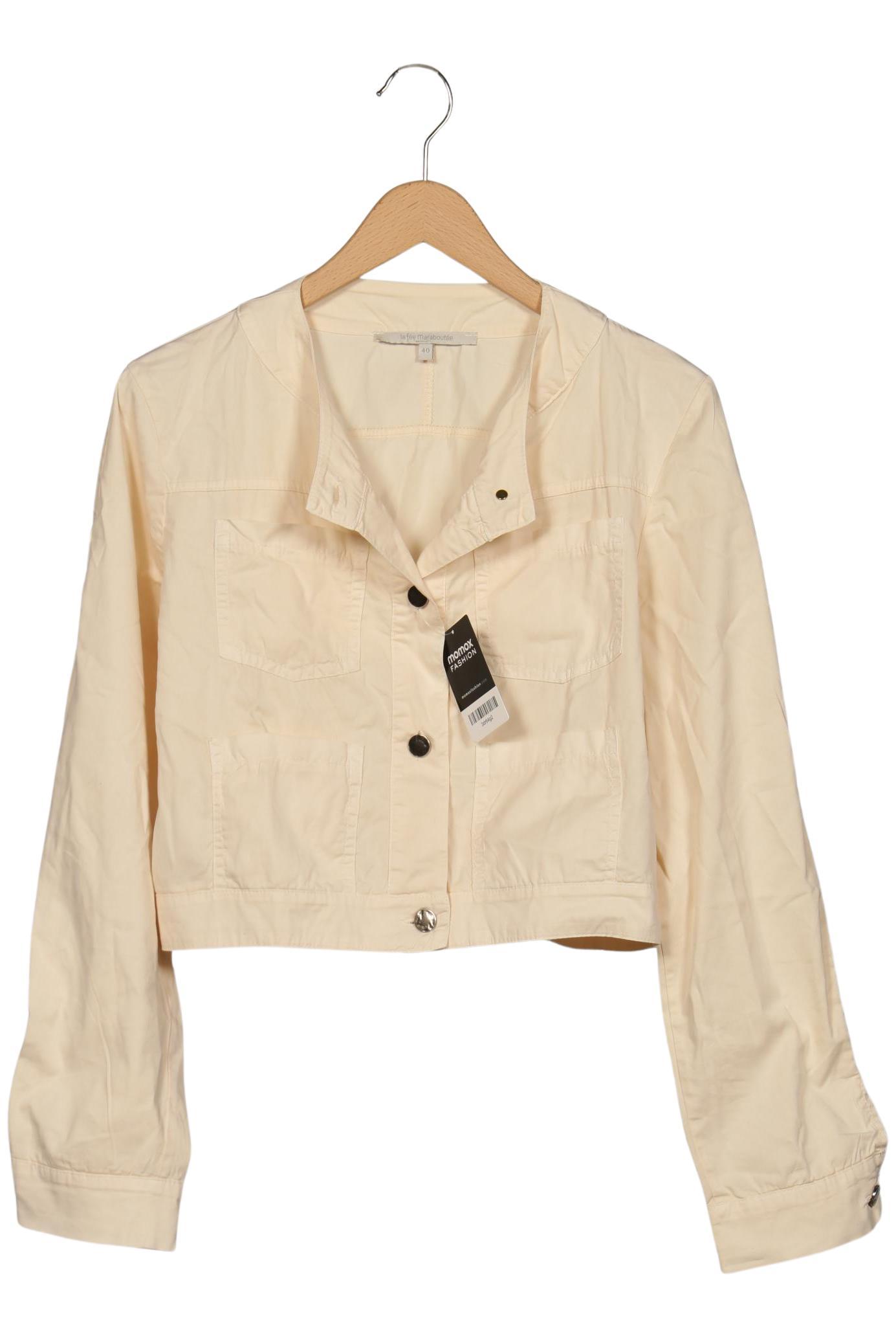 

LA FÉE Maraboutée Damen Jacke, cremeweiß, Gr. 40