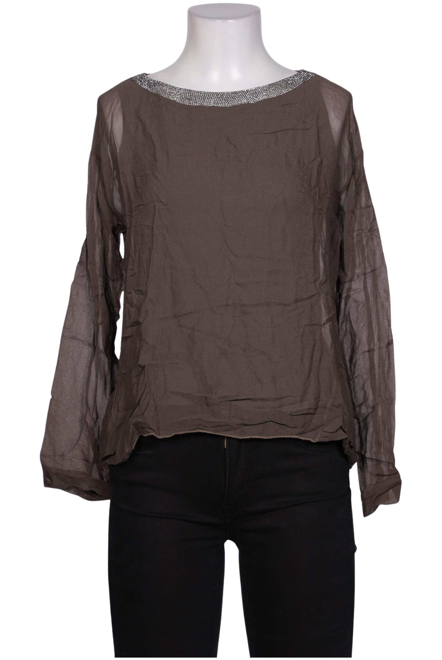 

LA FÉE Maraboutée Damen Bluse, braun, Gr. 36