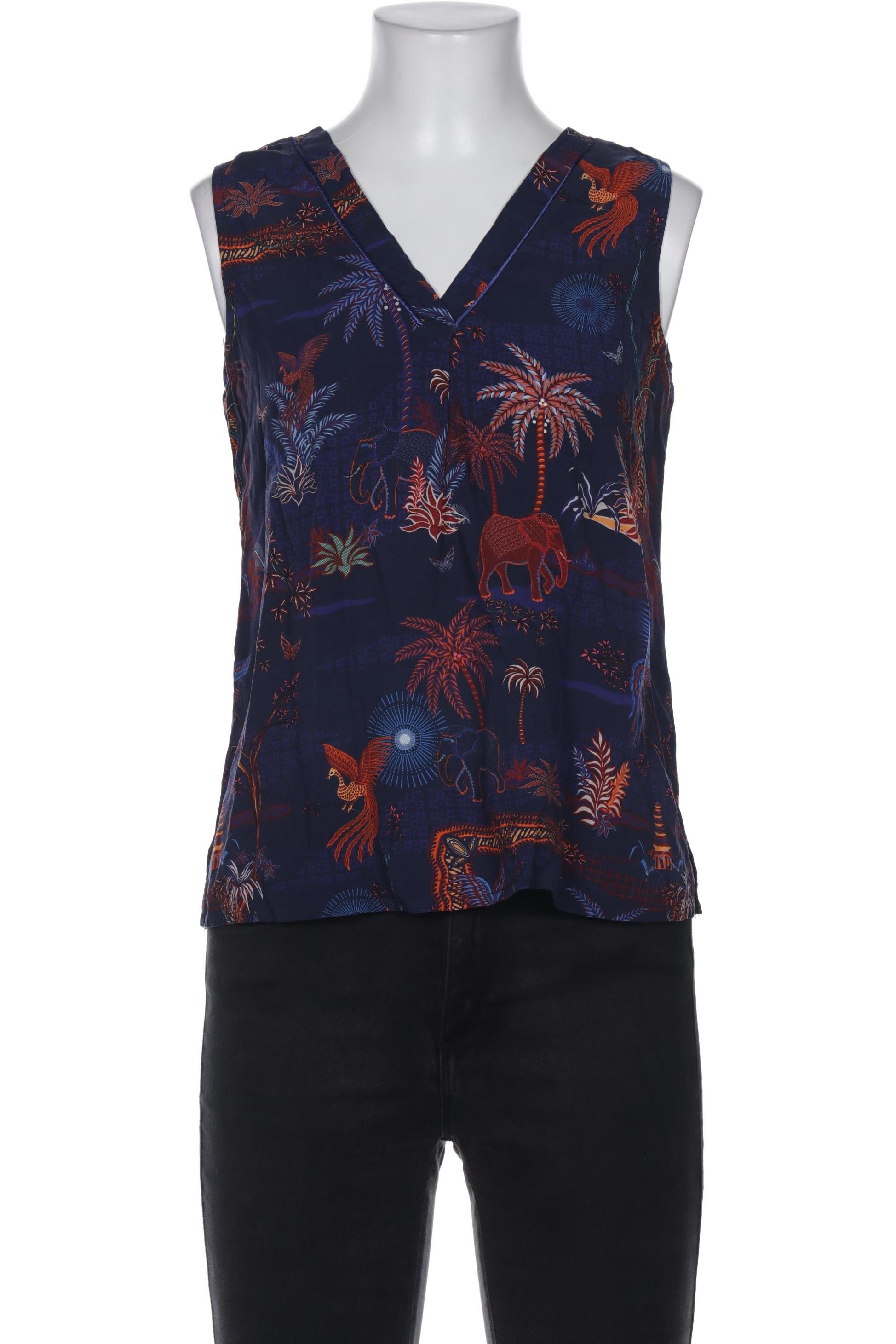 

LA FÉE Maraboutée Damen Bluse, marineblau, Gr. 36