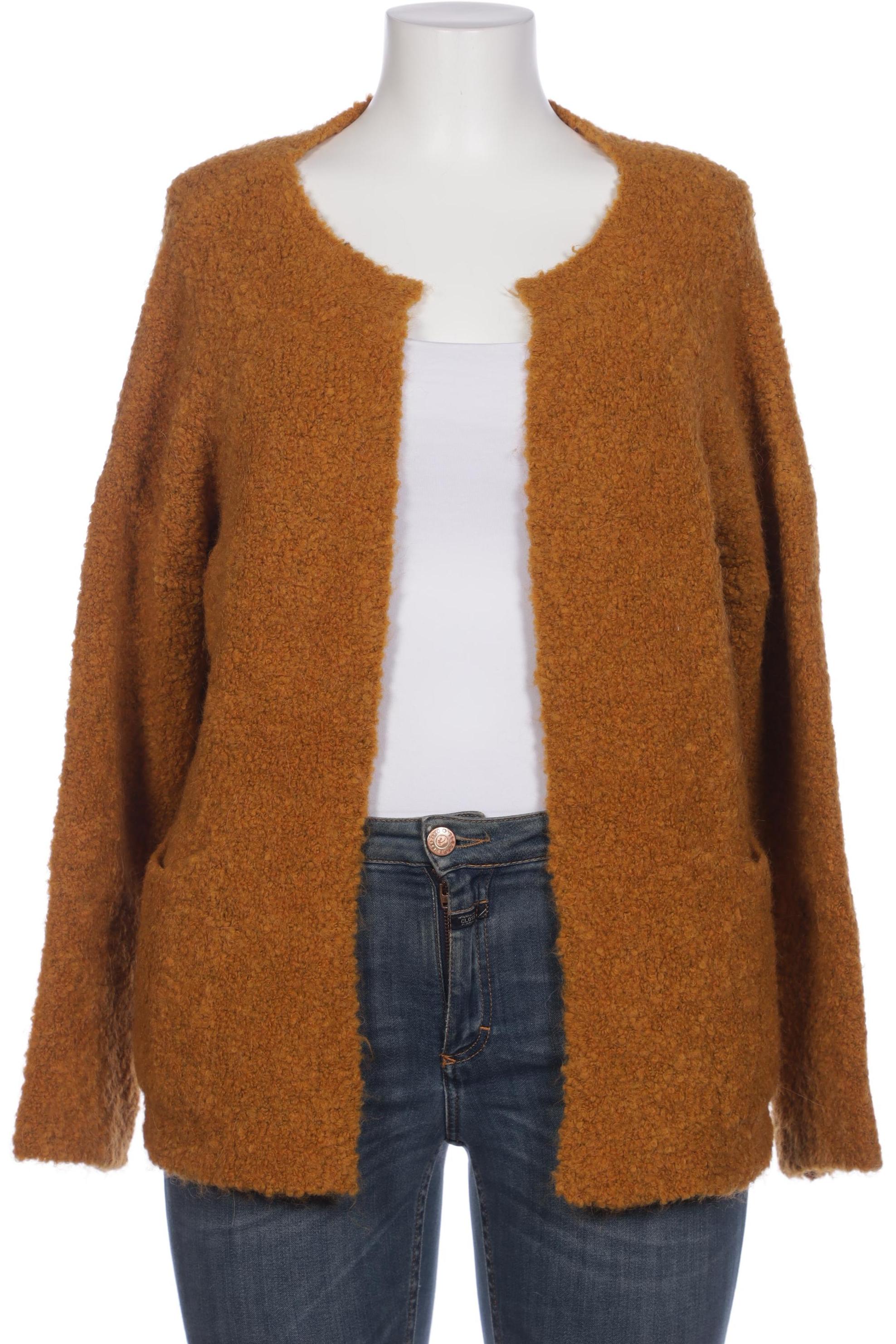 

LA FÉE Maraboutée Damen Strickjacke, orange, Gr. 44