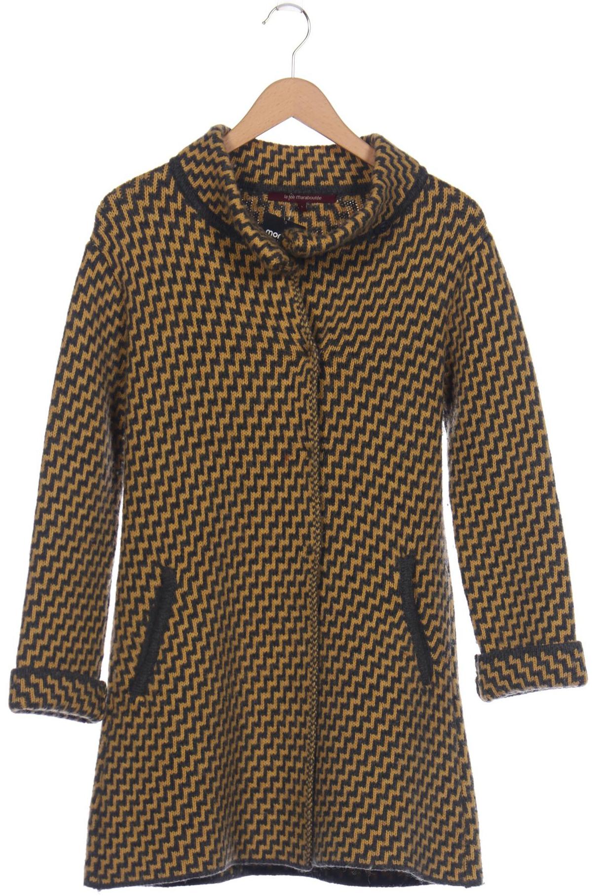 

LA FÉE MARABOUTÉE Damen Strickjacke, gelb