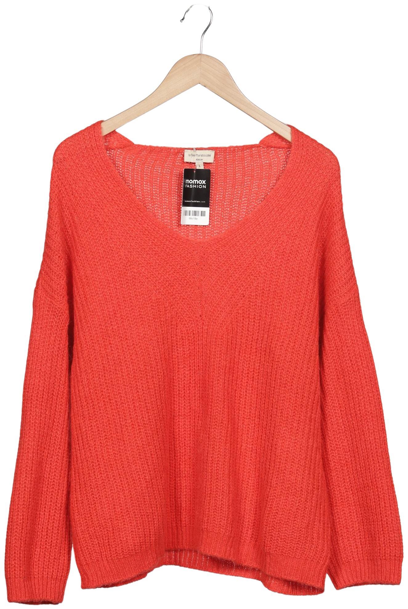 

LA FÉE Maraboutée Damen Pullover, rot, Gr. 42