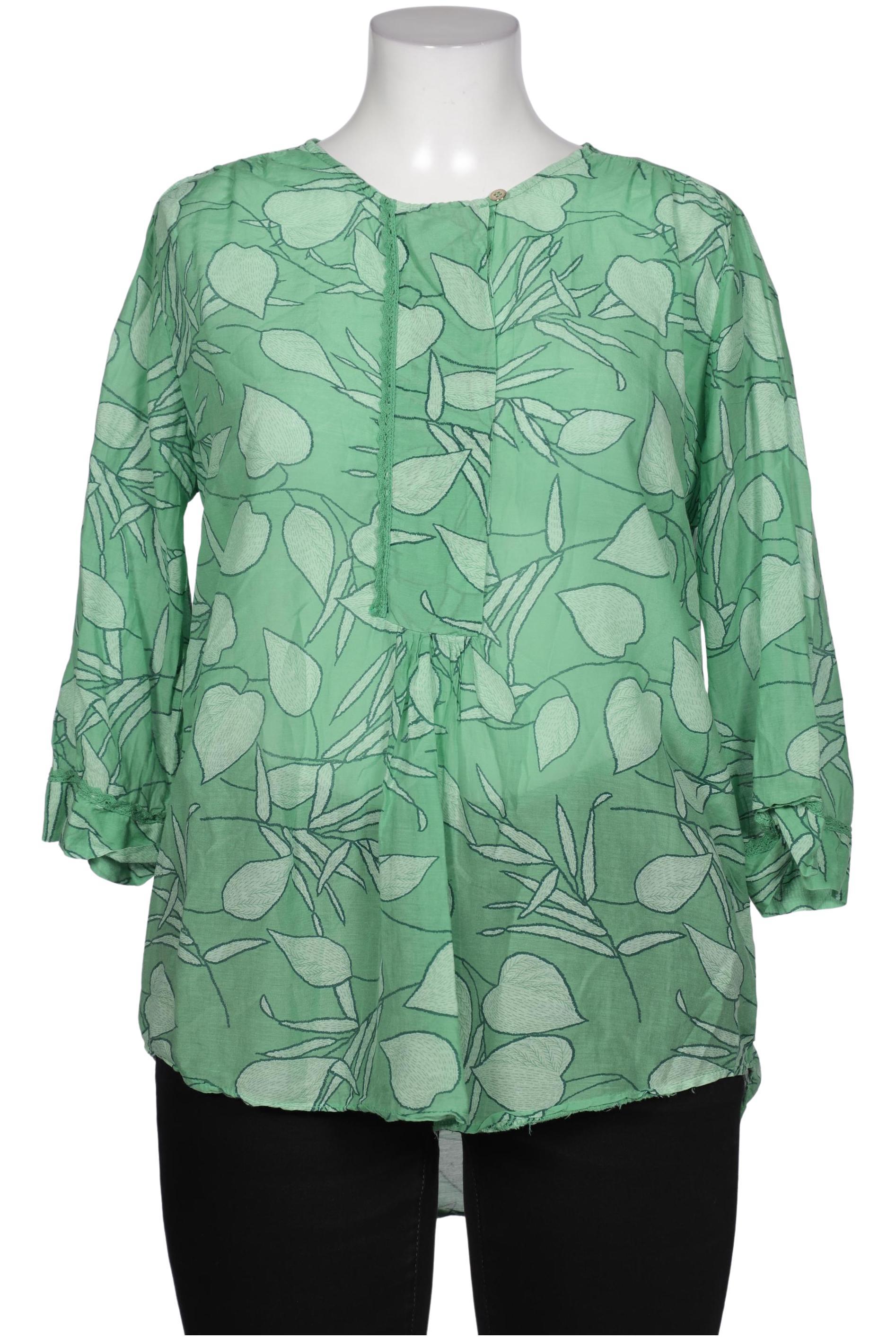 

LA FÉE Maraboutée Damen Bluse, grün, Gr. 44