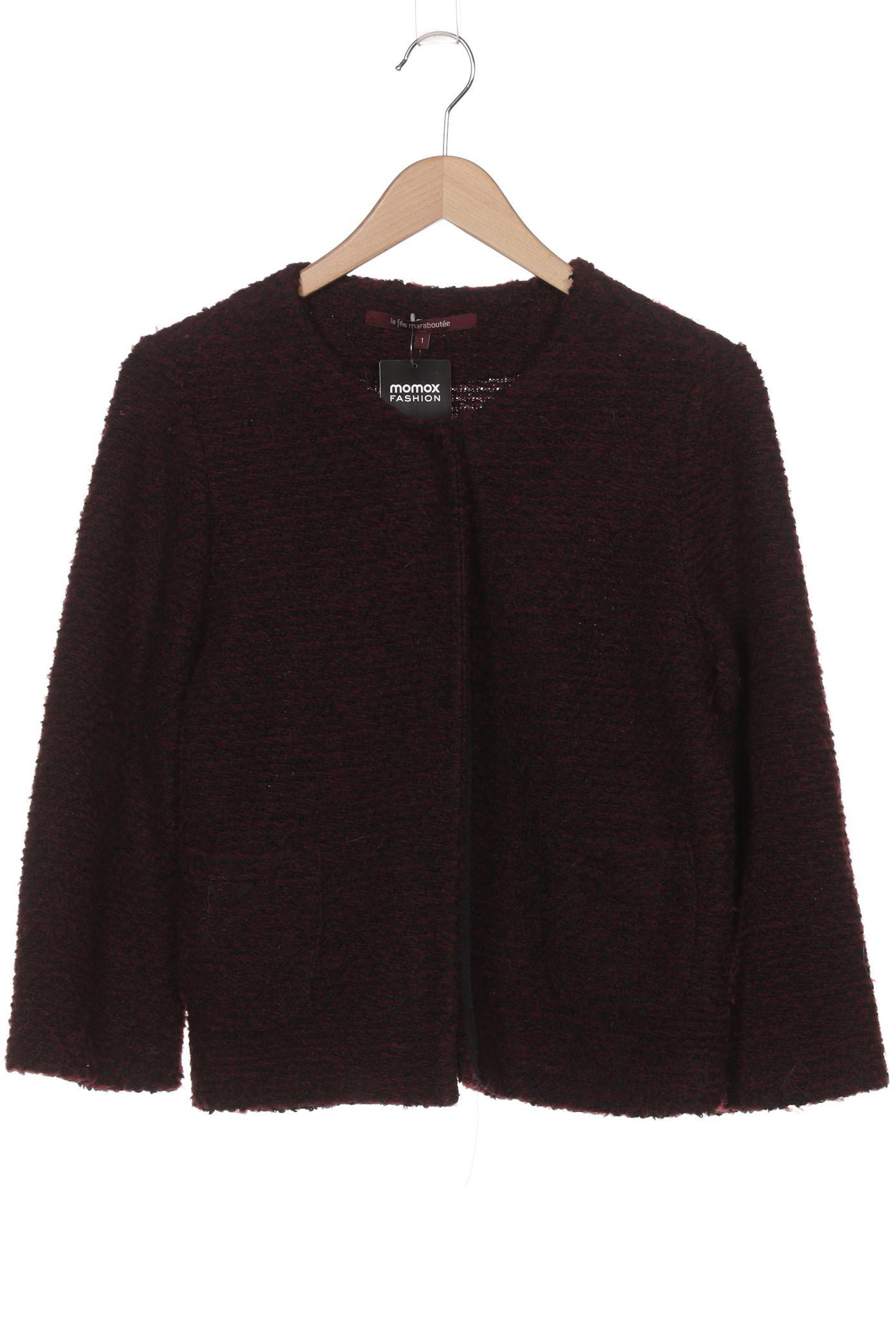 

LA FÉE Maraboutée Damen Strickjacke, bordeaux, Gr. 38