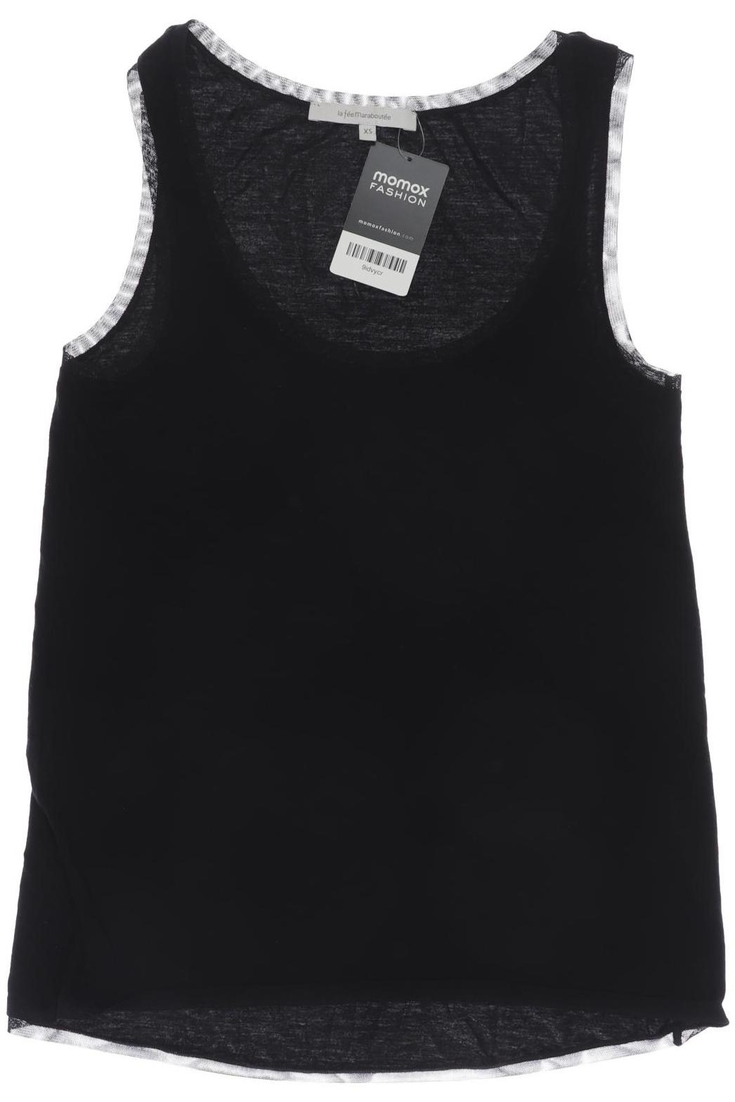 

LA FÉE Maraboutée Damen Top, schwarz, Gr. 34