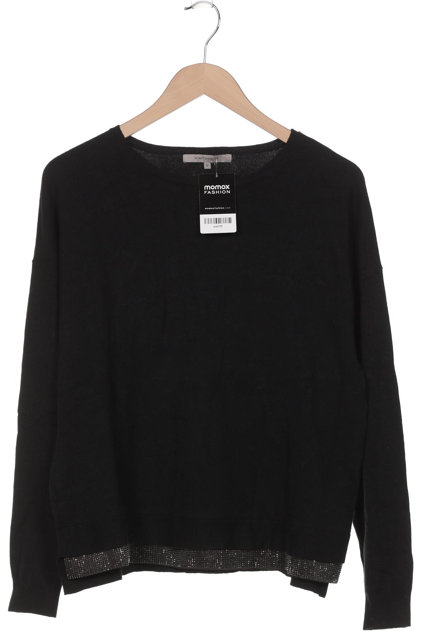

LA FÉE Maraboutée Damen Pullover, schwarz, Gr. 38