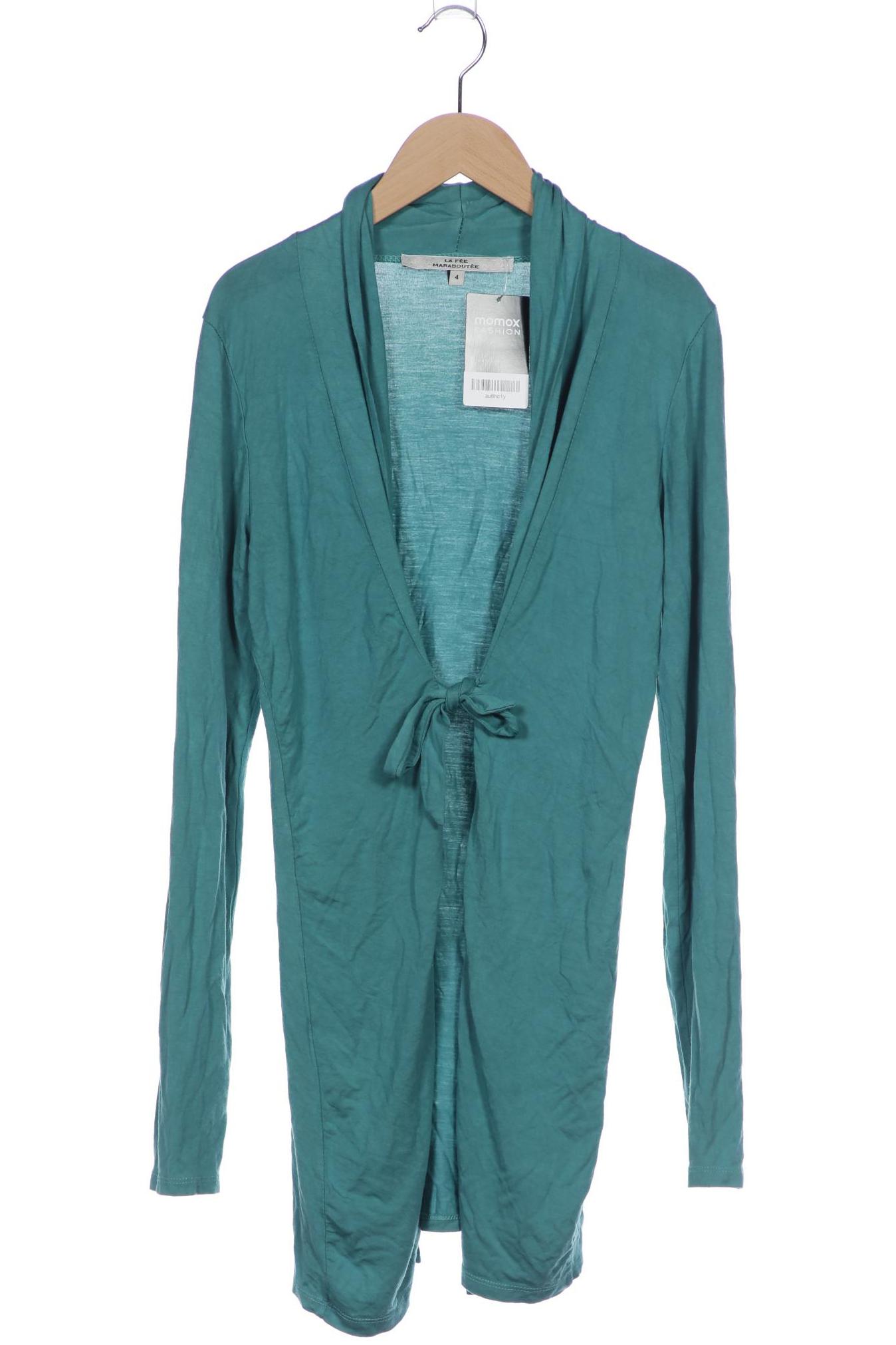 

LA FÉE Maraboutée Damen Strickjacke, türkis, Gr. 38