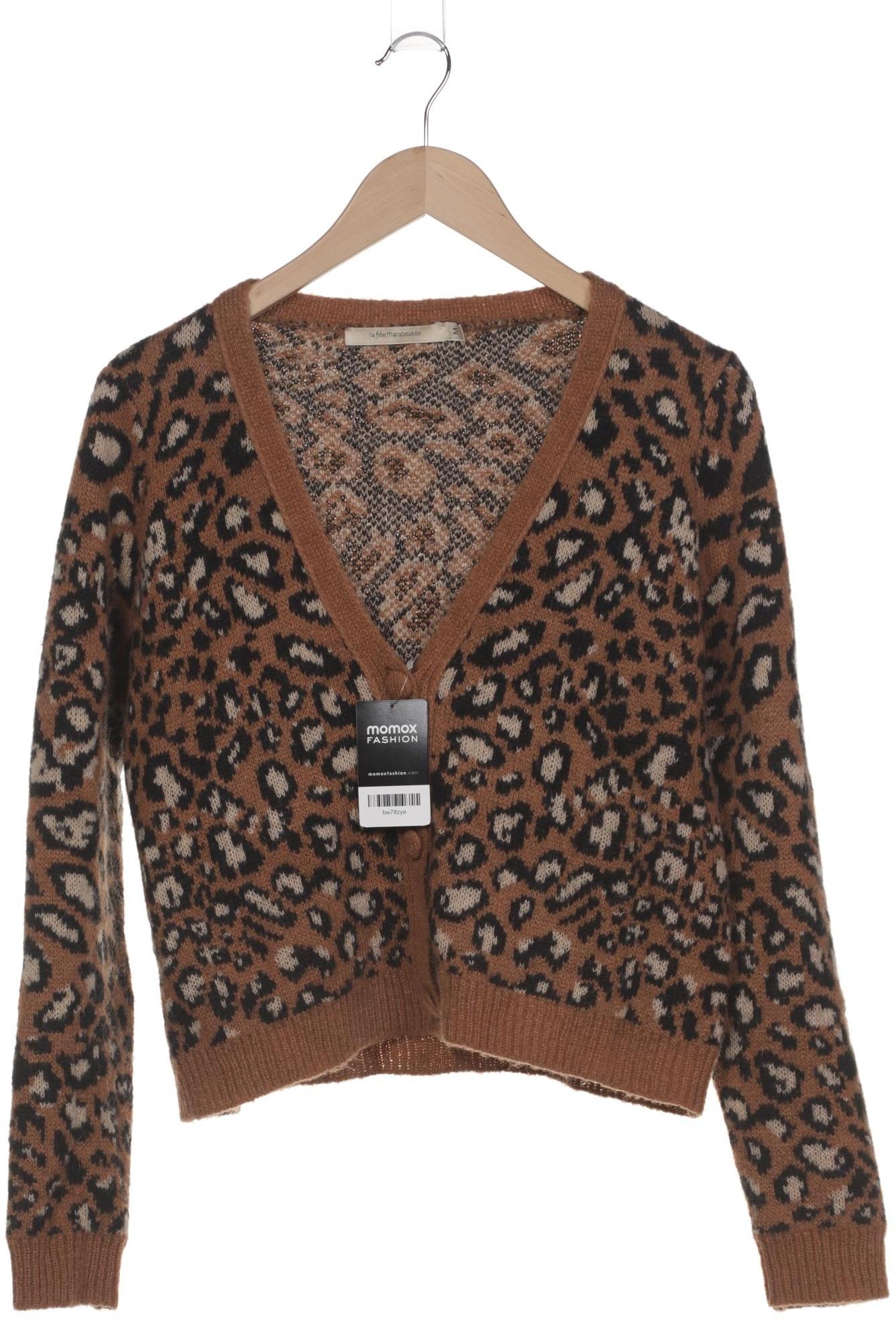 

LA FÉE Maraboutée Damen Strickjacke, braun, Gr. 38