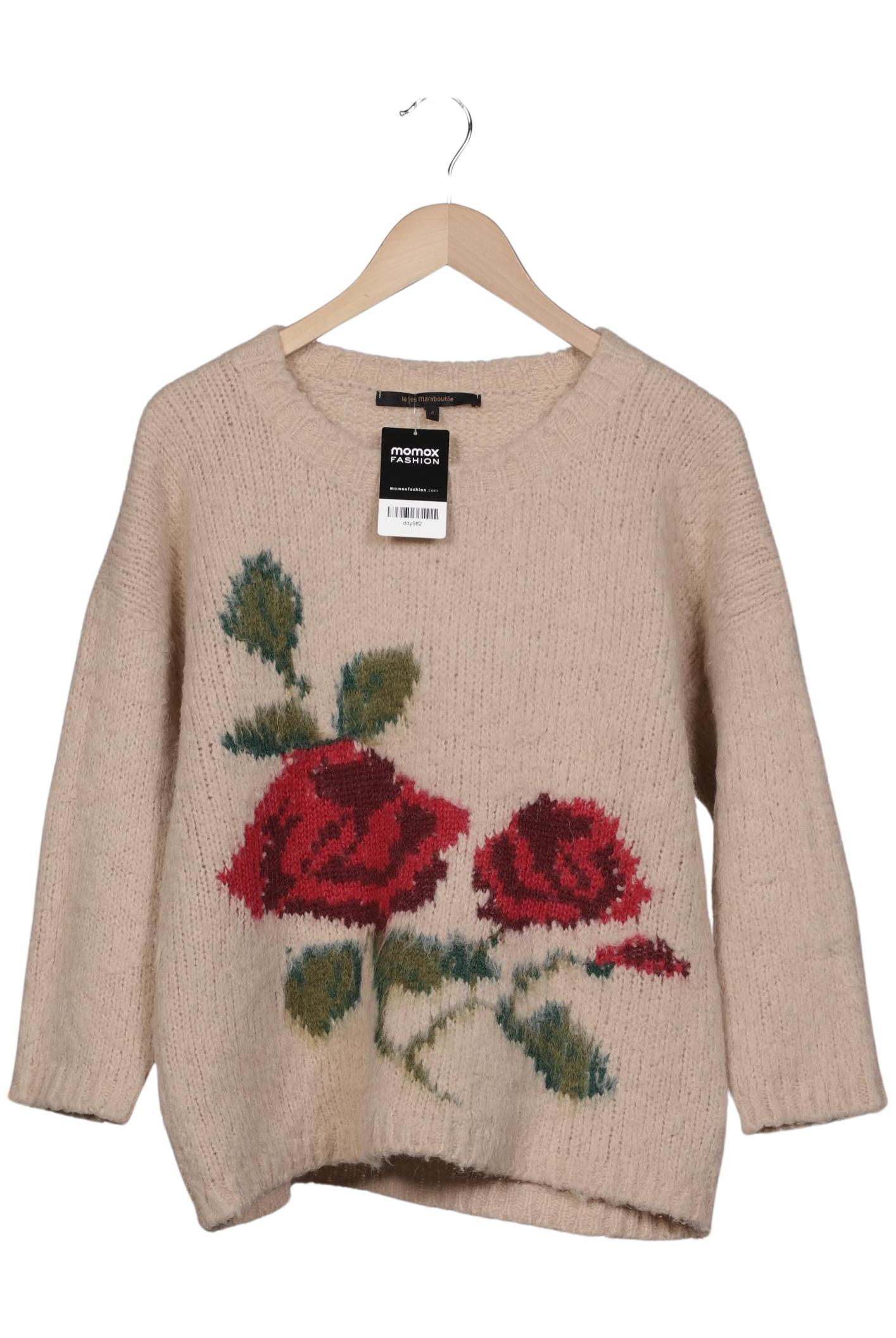 Thumbnail - LA FÉE Maraboutée Damen Pullover, cremeweiß, Gr. 36