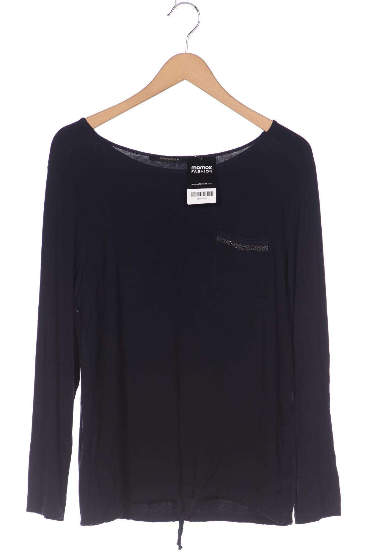 

LA FÉE Maraboutée Damen Langarmshirt, marineblau, Gr. 42