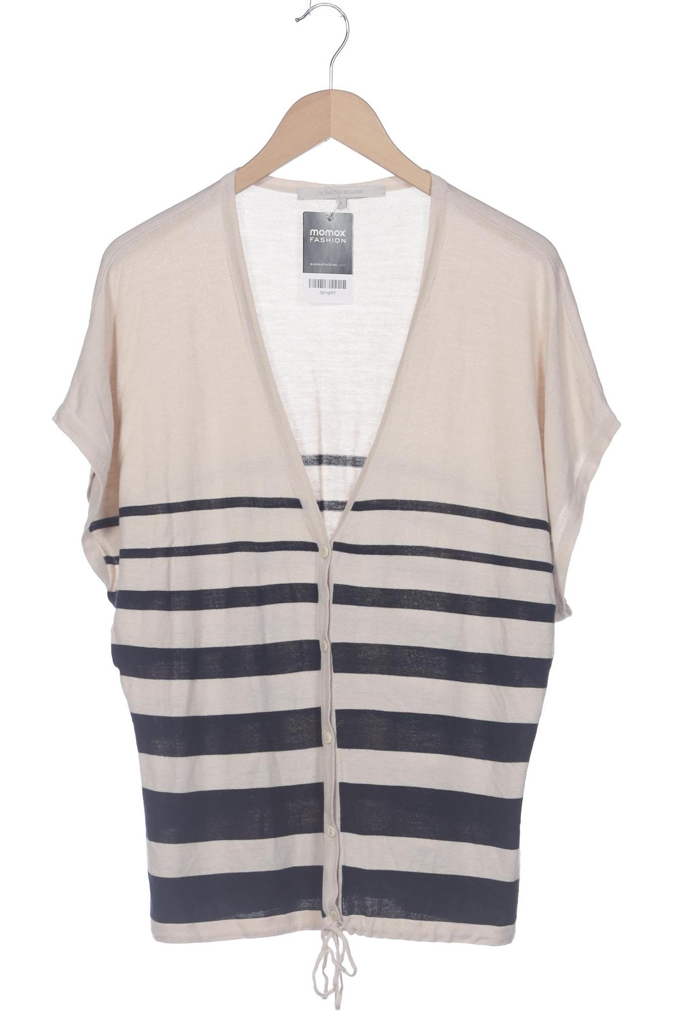 

LA FÉE Maraboutée Damen Strickjacke, beige, Gr. 46