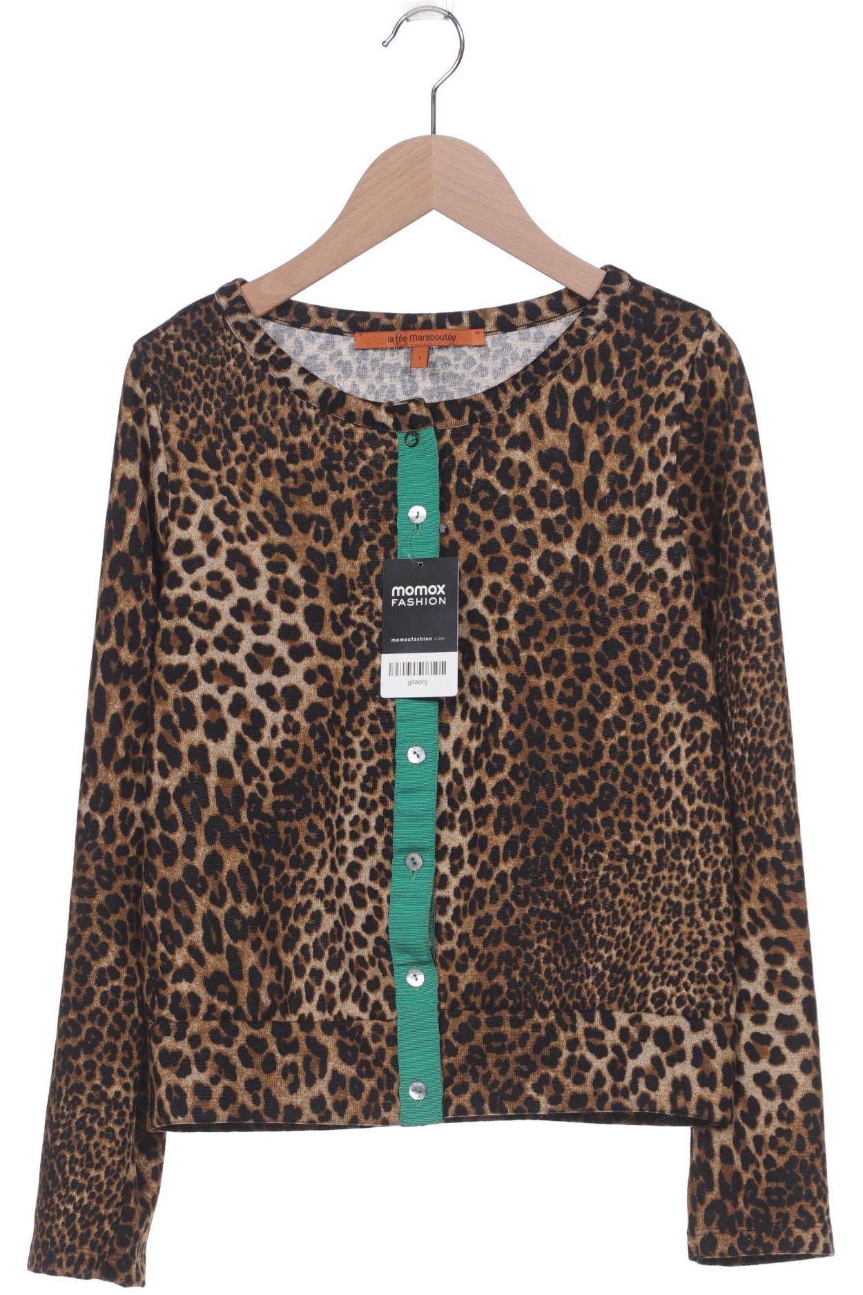 

LA FÉE Maraboutée Damen Strickjacke, braun, Gr. 36