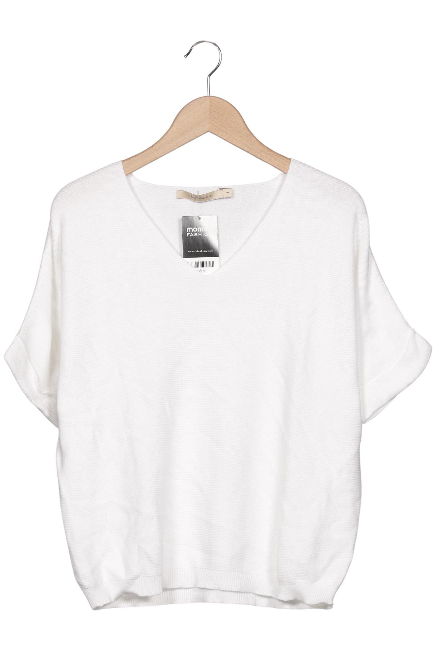 

LA FÉE Maraboutée Damen Pullover, weiß, Gr. 34