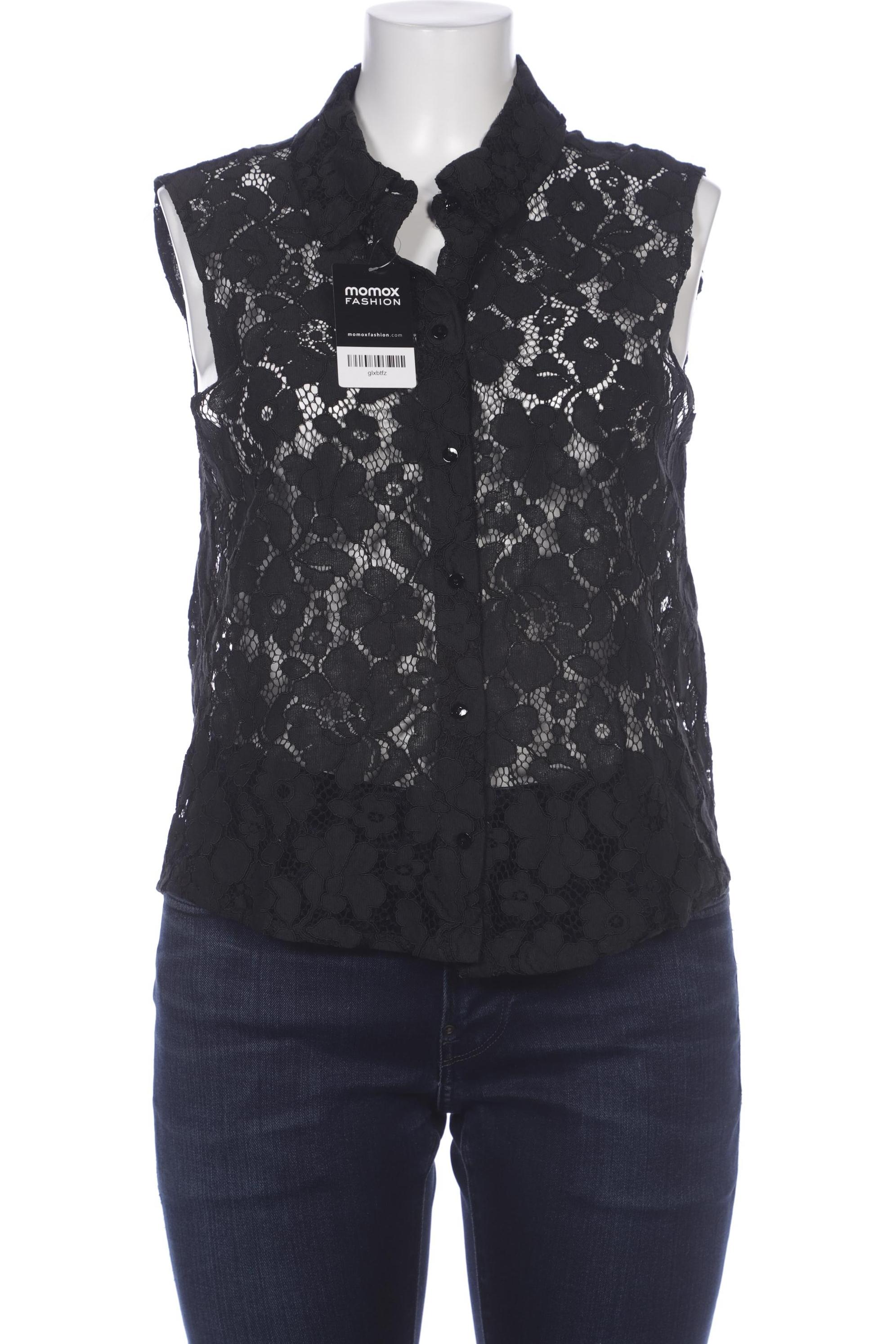 

LA FÉE Maraboutée Damen Bluse, schwarz, Gr. 44