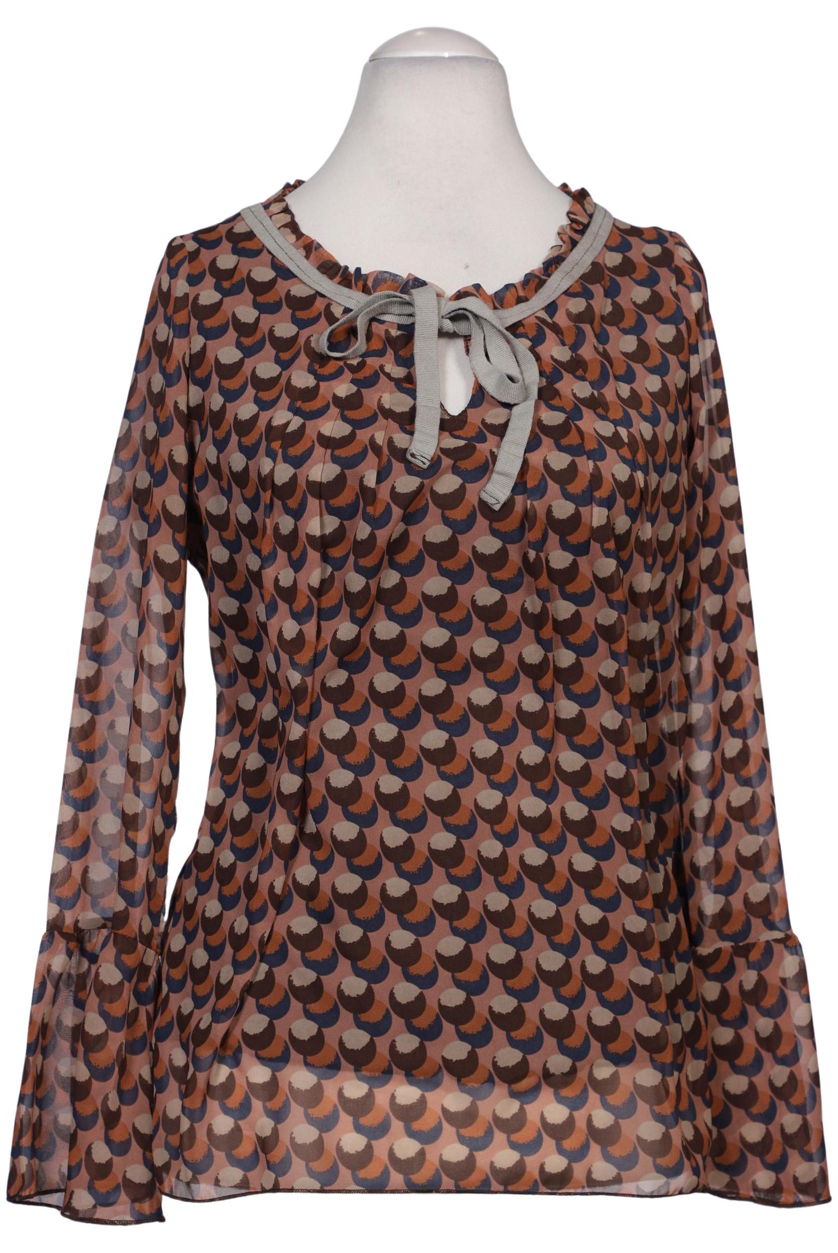 

LA FÉE Maraboutée Damen Bluse, braun, Gr. 38