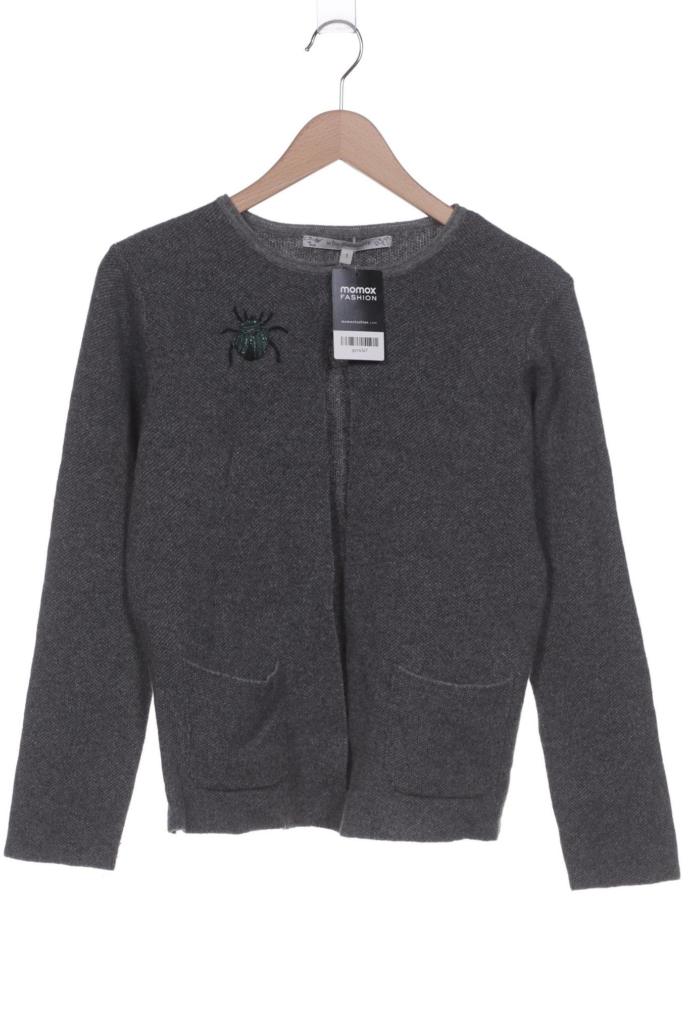 

LA FÉE Maraboutée Damen Strickjacke, grau, Gr. 42