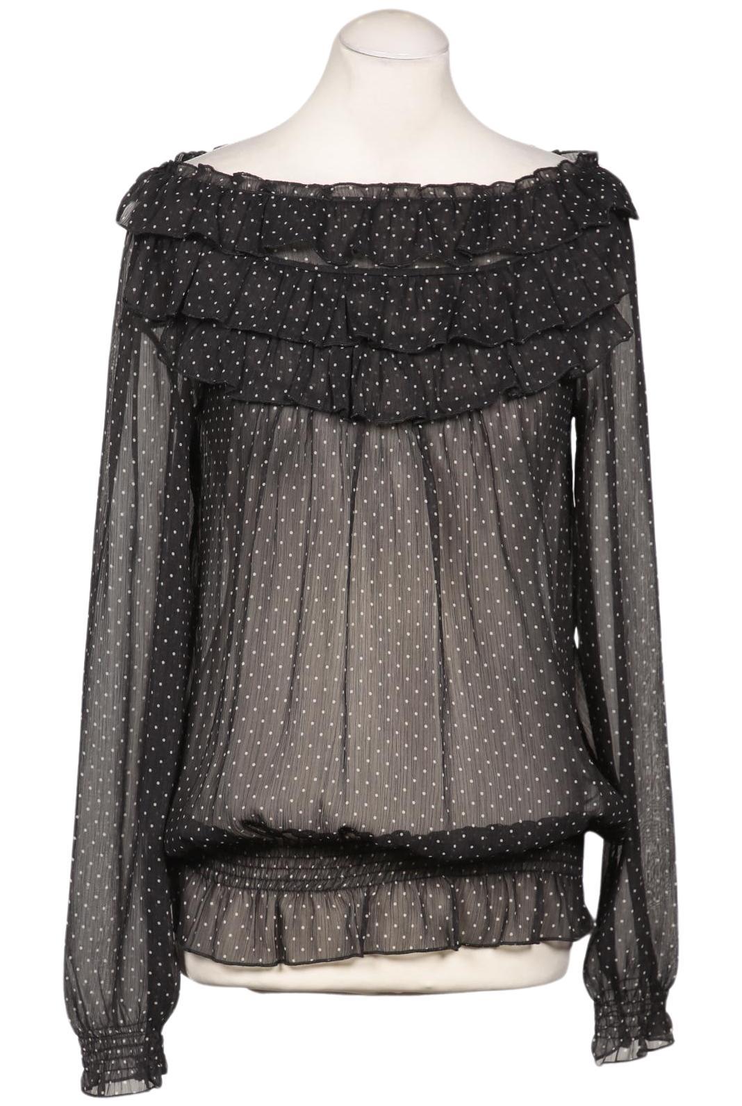 

LA FÉE Maraboutée Damen Bluse, schwarz, Gr. 38