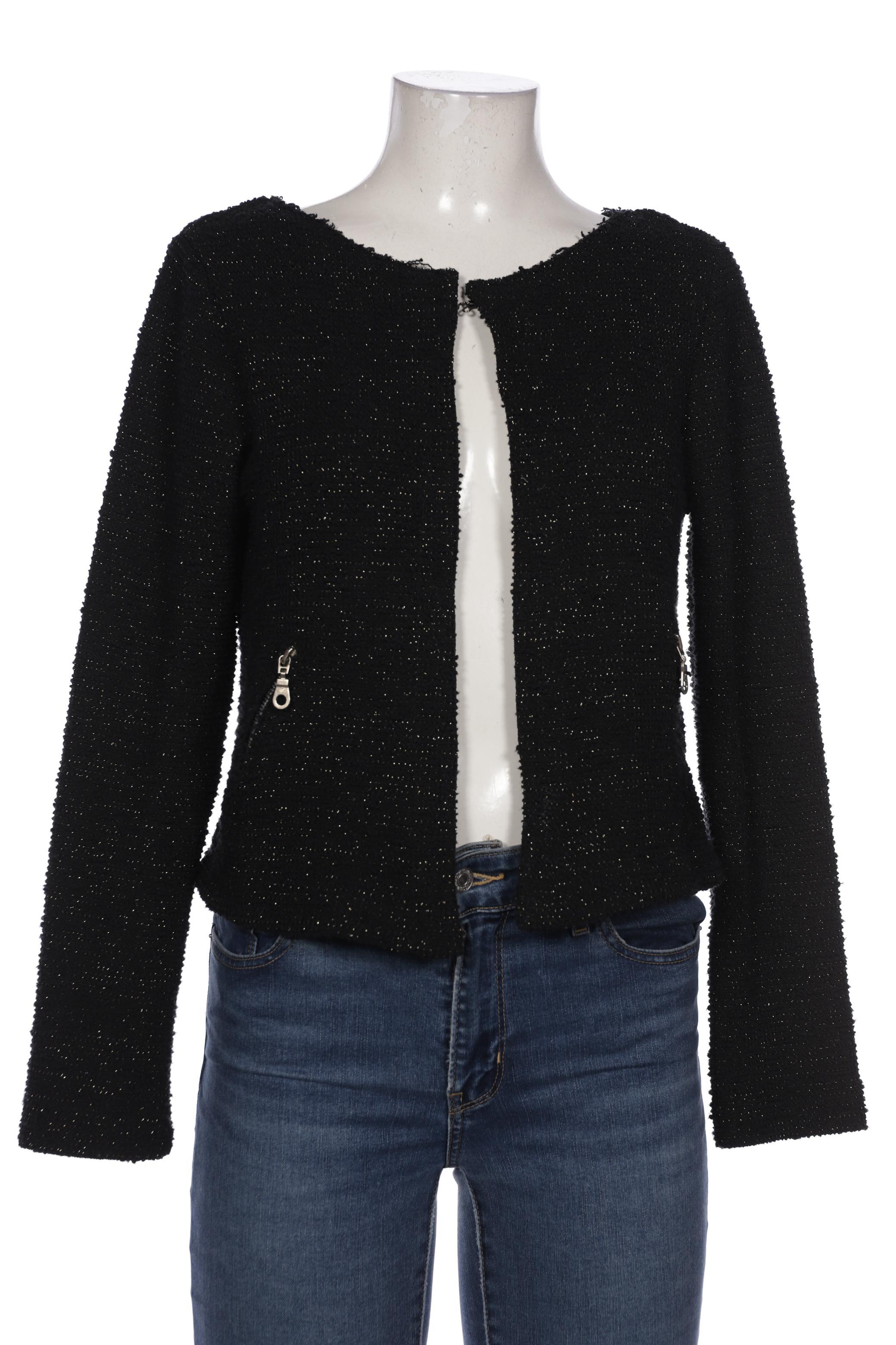 

LA FÉE Maraboutée Damen Strickjacke, schwarz, Gr. 40