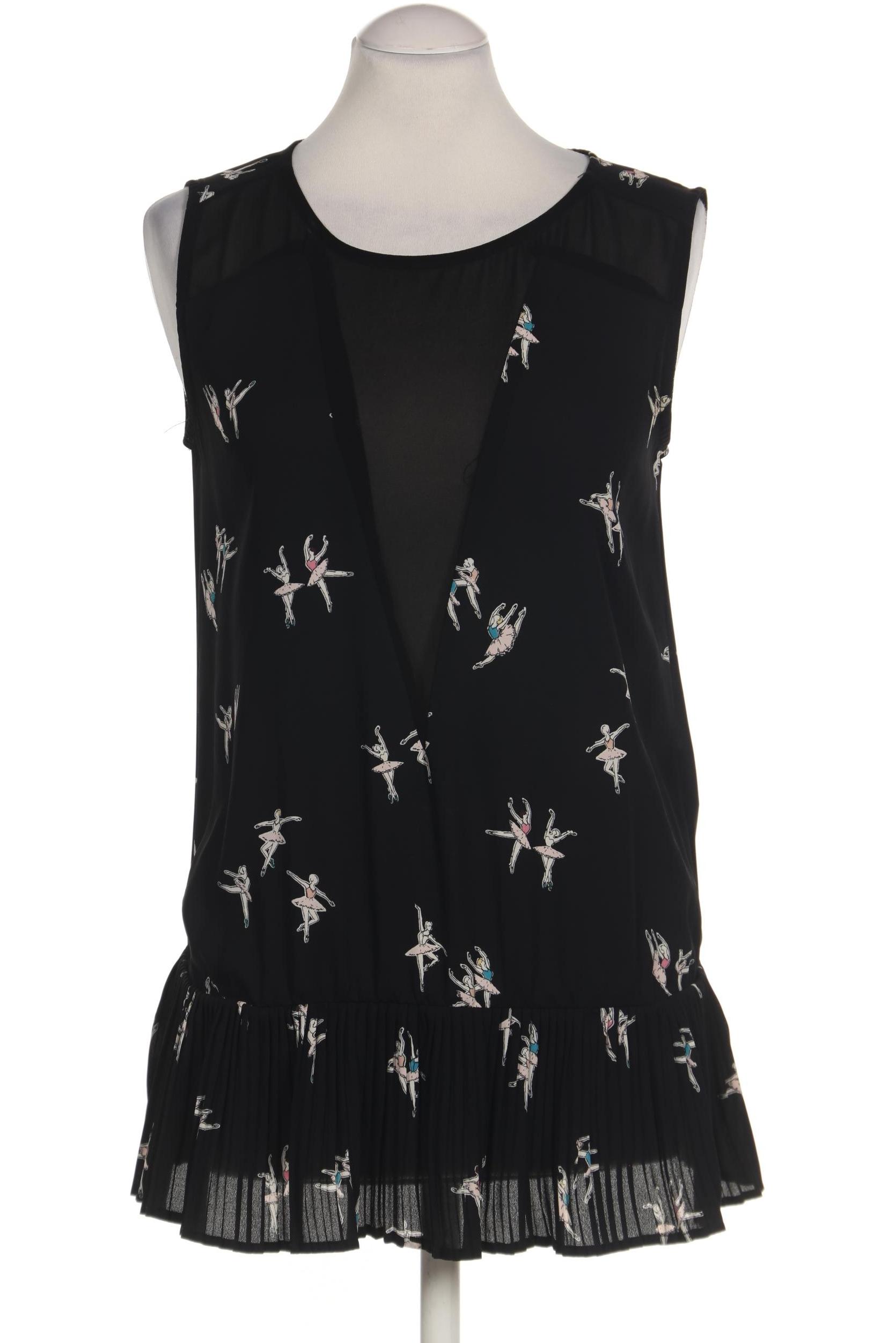 

LA FÉE Maraboutée Damen Top, schwarz, Gr. 38