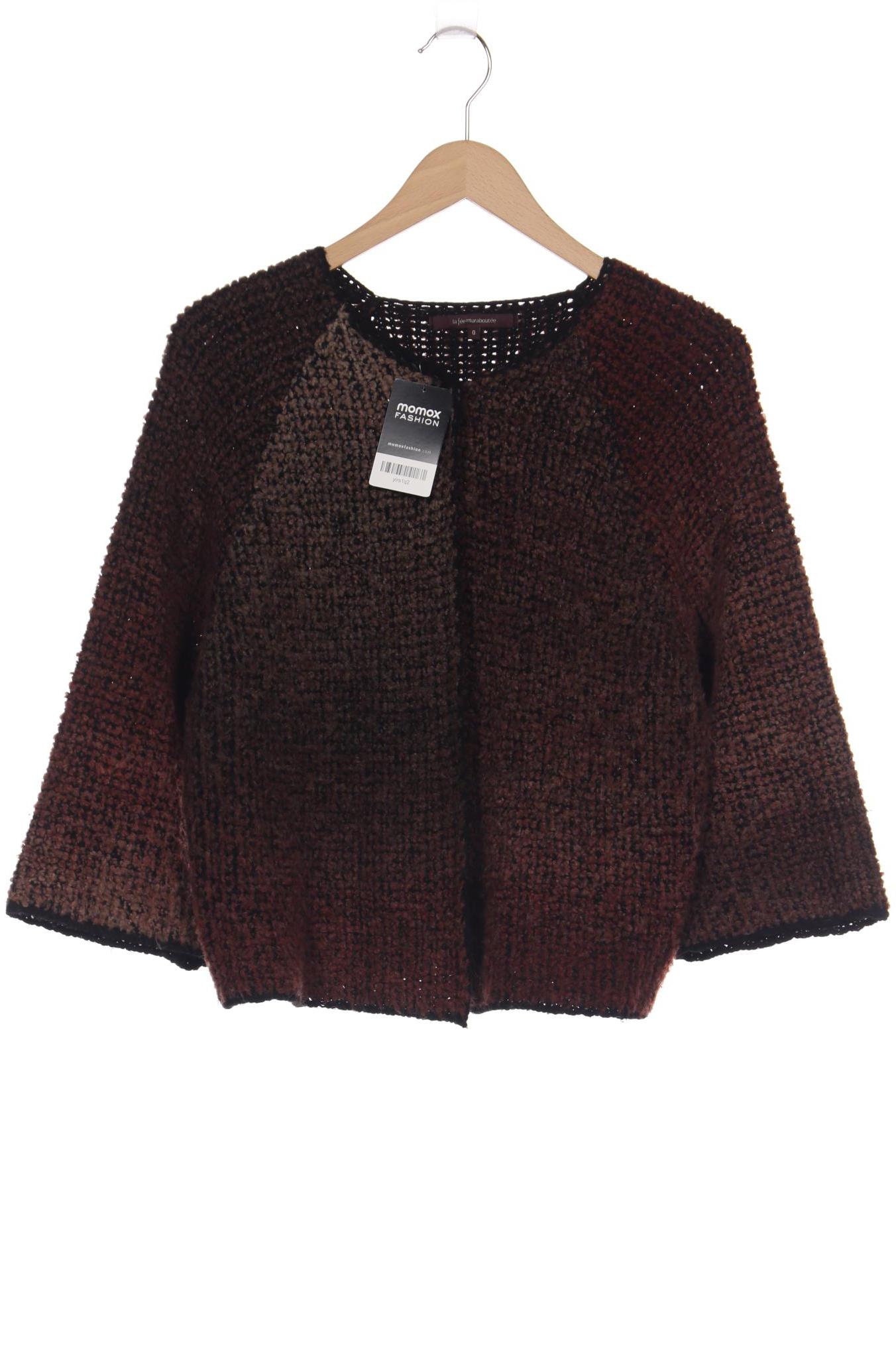 

LA FÉE Maraboutée Damen Strickjacke, braun, Gr. 46