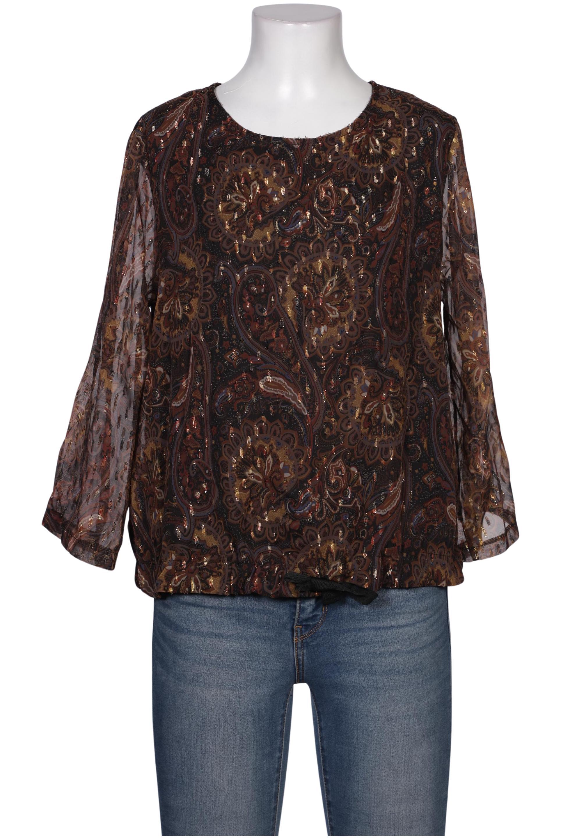 

LA FÉE Maraboutée Damen Bluse, braun, Gr. 40