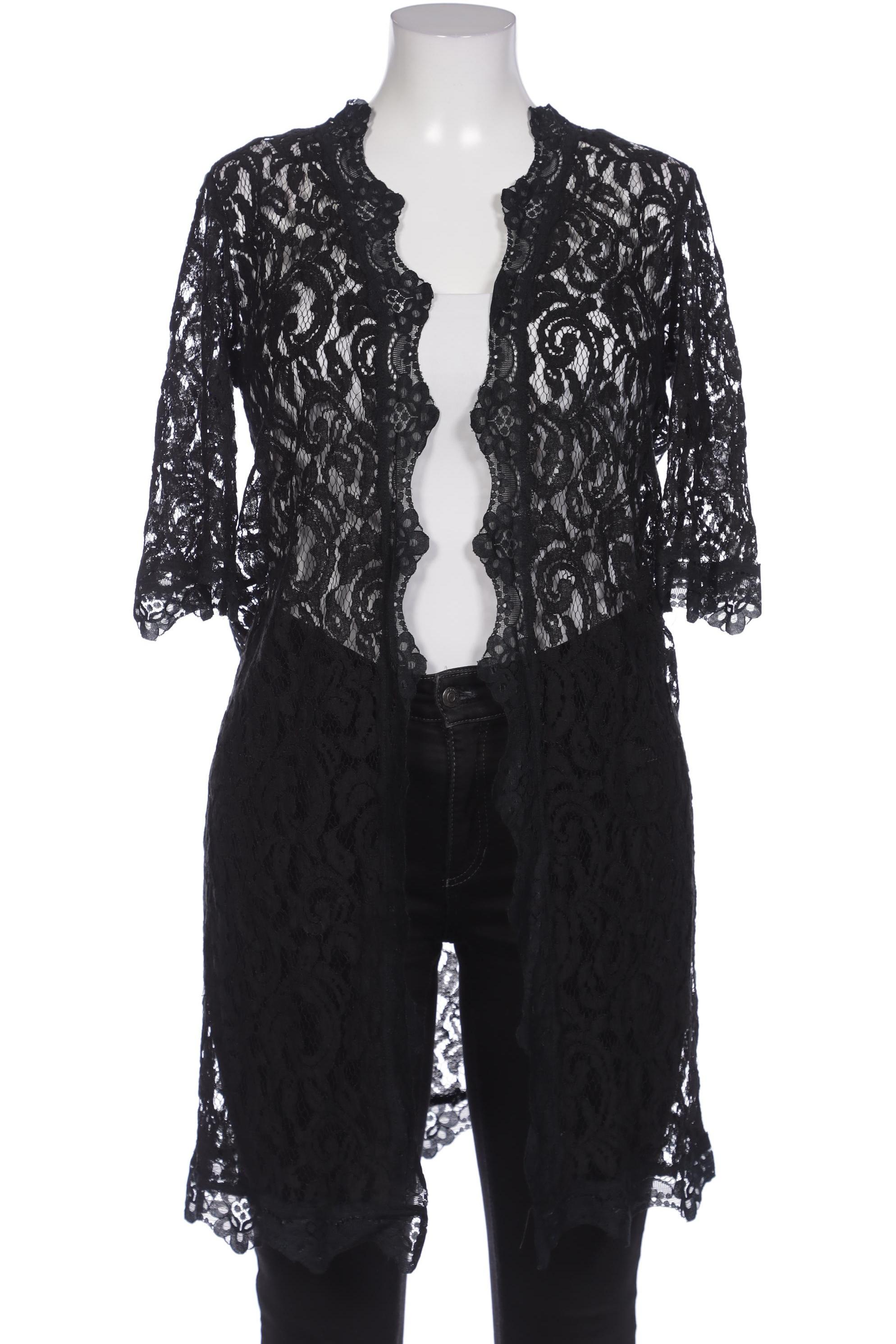 

LA FÉE Maraboutée Damen Bluse, schwarz, Gr. 42