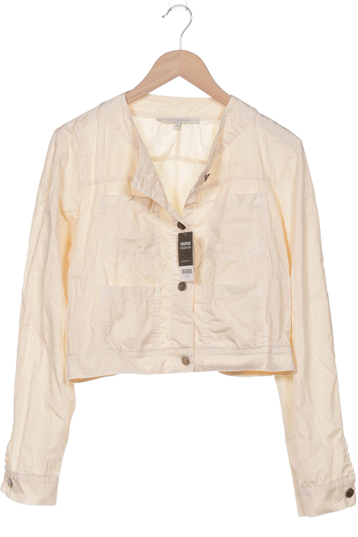 

LA FÉE Maraboutée Damen Jacke, cremeweiß, Gr. 40