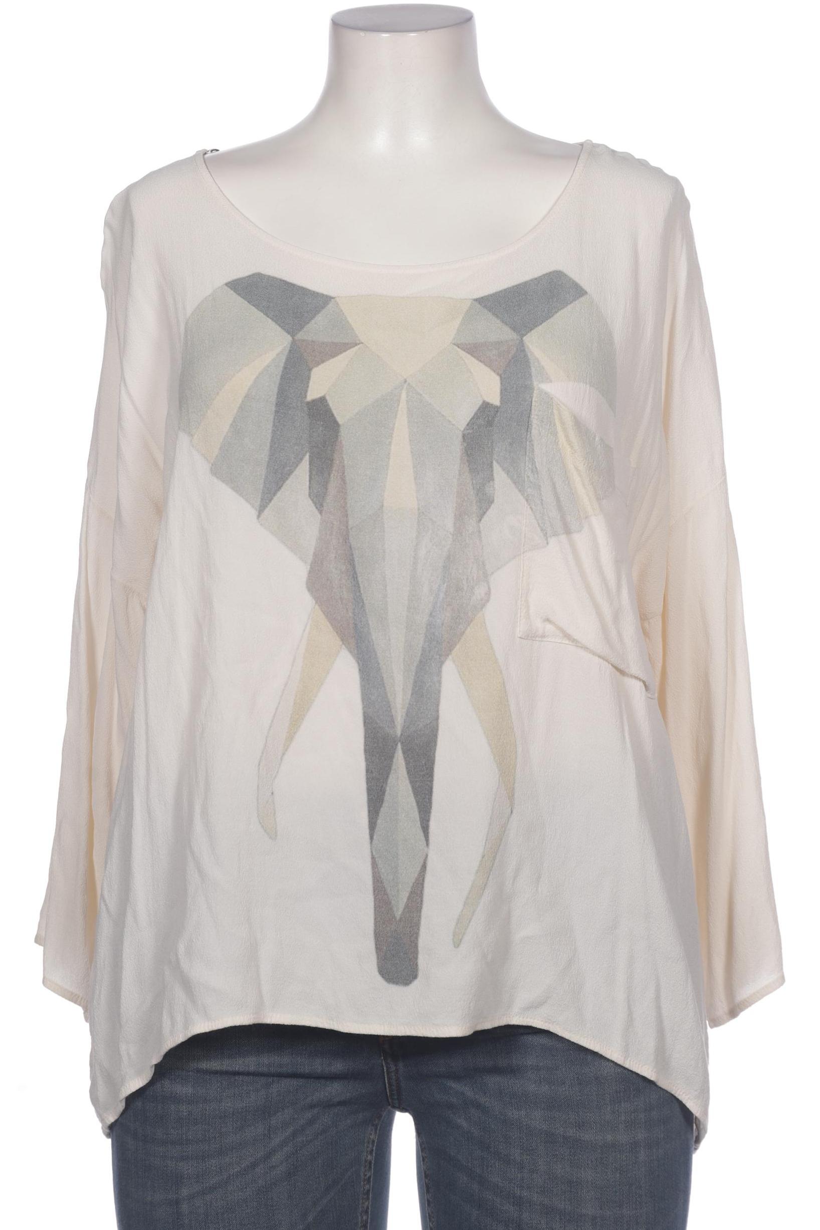 

LA FÉE Maraboutée Damen Bluse, cremeweiß, Gr. 46