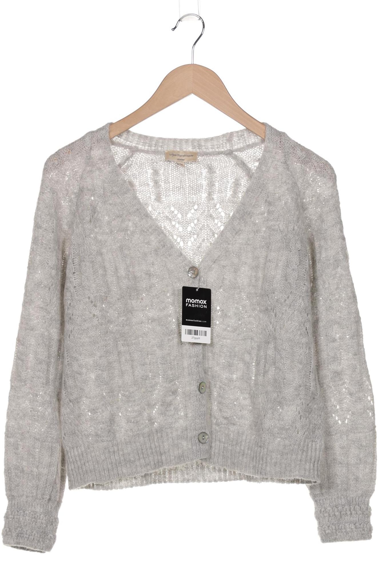 

LA FÉE Maraboutée Damen Strickjacke, grau, Gr. 38