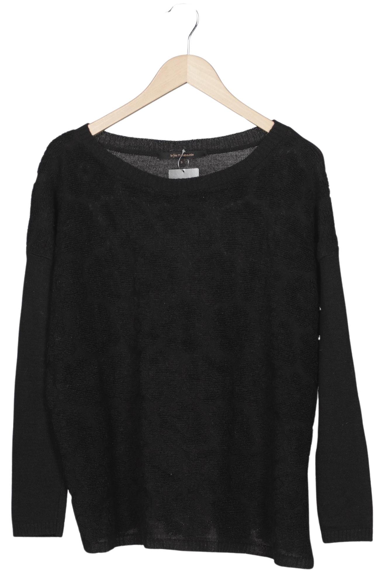 

LA FÉE Maraboutée Damen Pullover, schwarz, Gr. 42