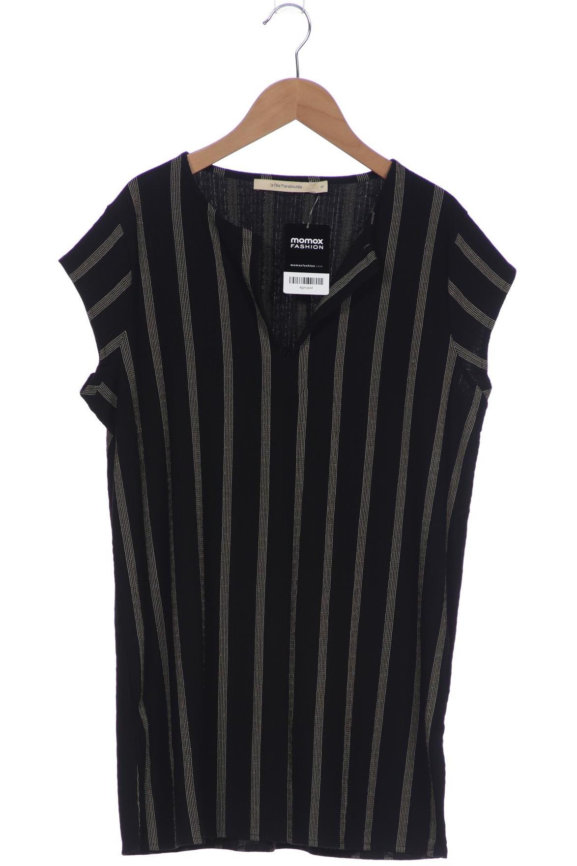 

LA FÉE Maraboutée Damen Bluse, schwarz, Gr. 36