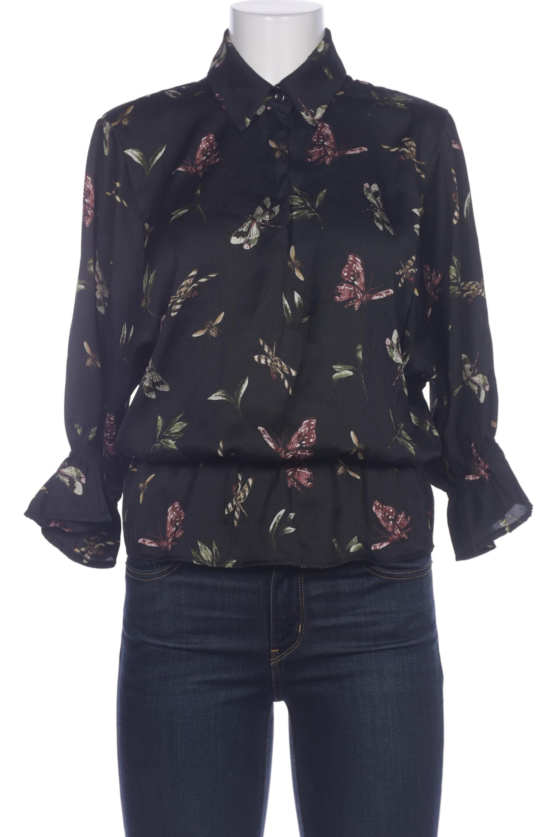 

LA FÉE Maraboutée Damen Bluse, schwarz, Gr. 38