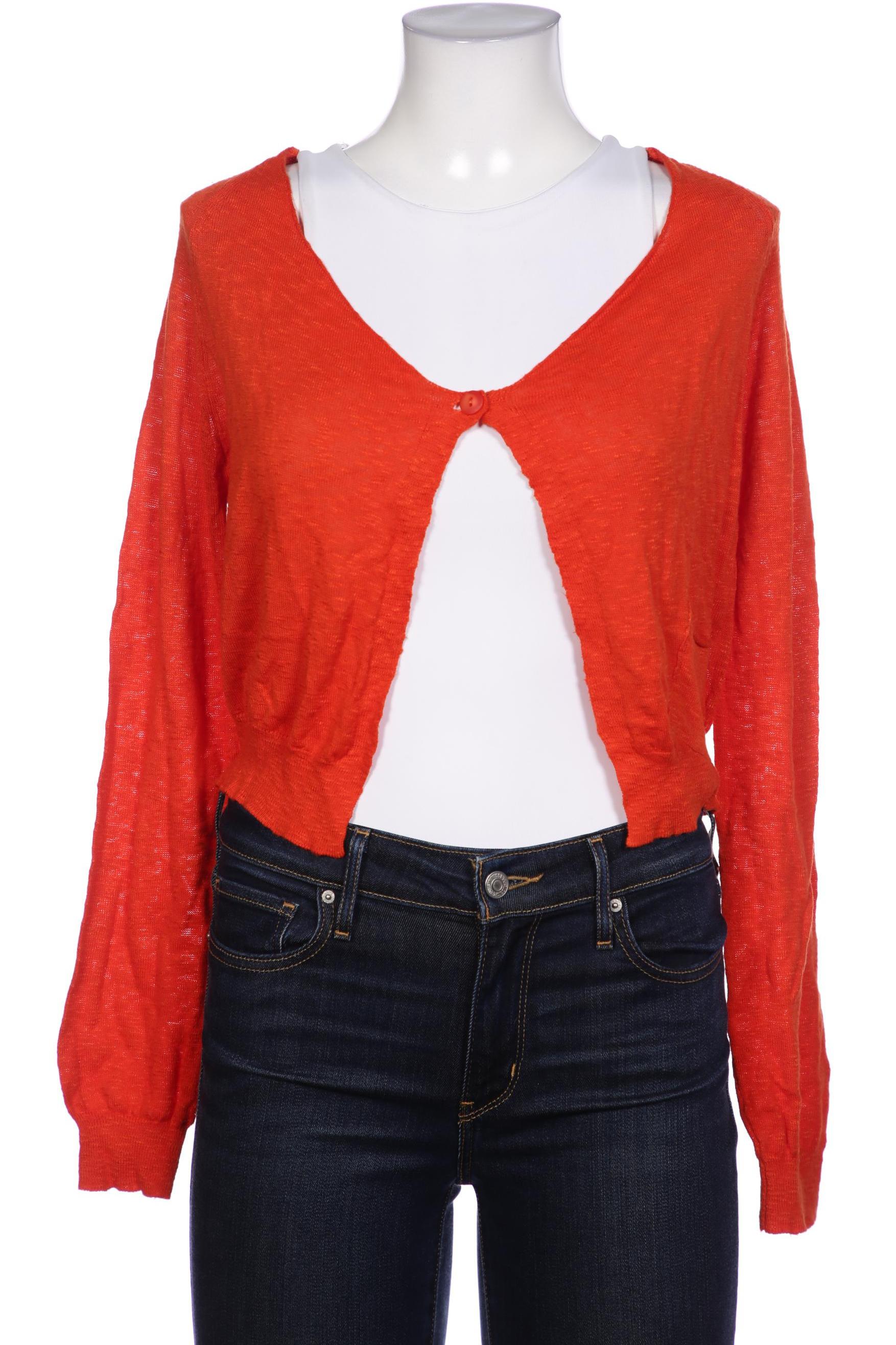

LA FÉE Maraboutée Damen Strickjacke, orange, Gr. 36