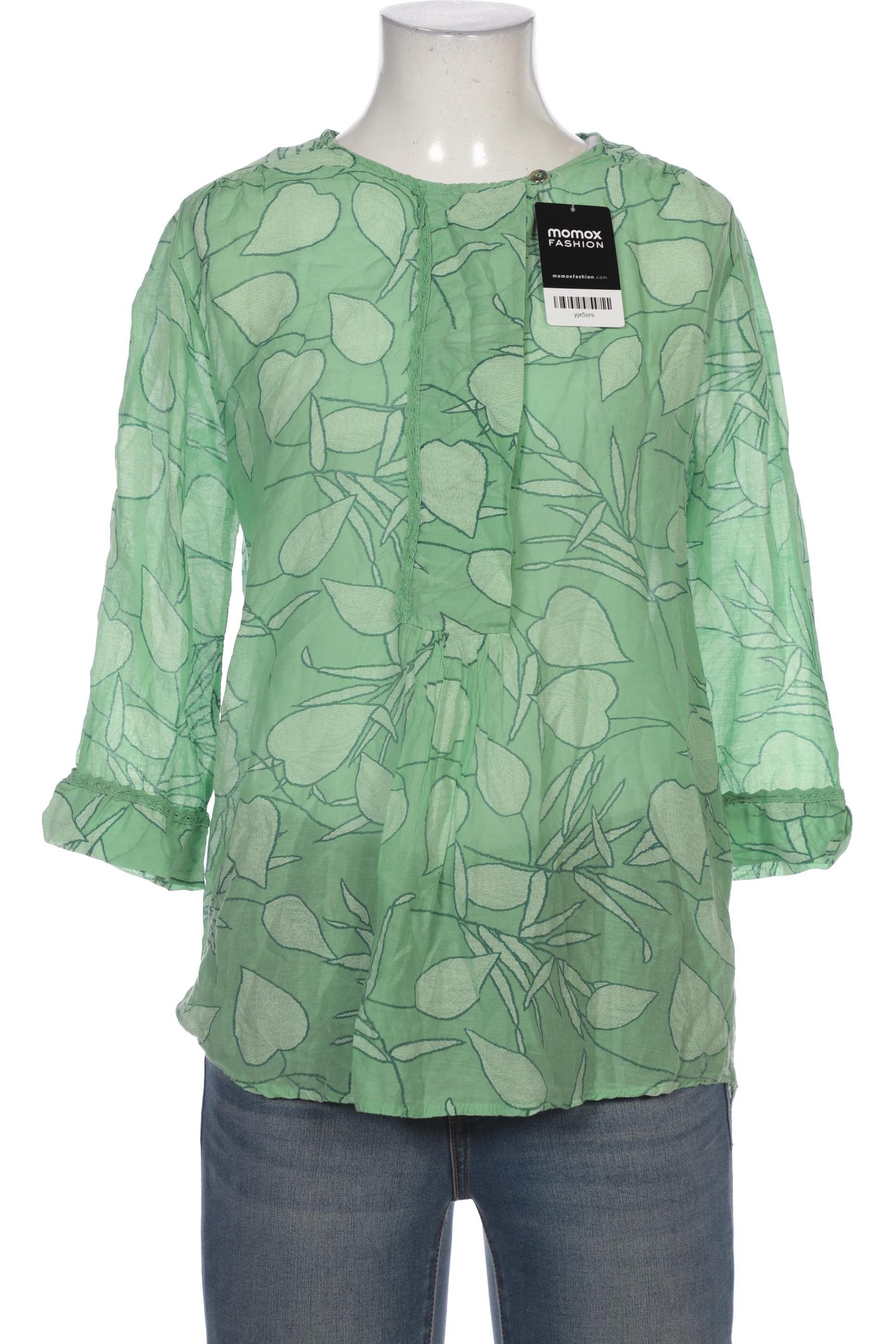 

LA FÉE Maraboutée Damen Bluse, grün, Gr. 36