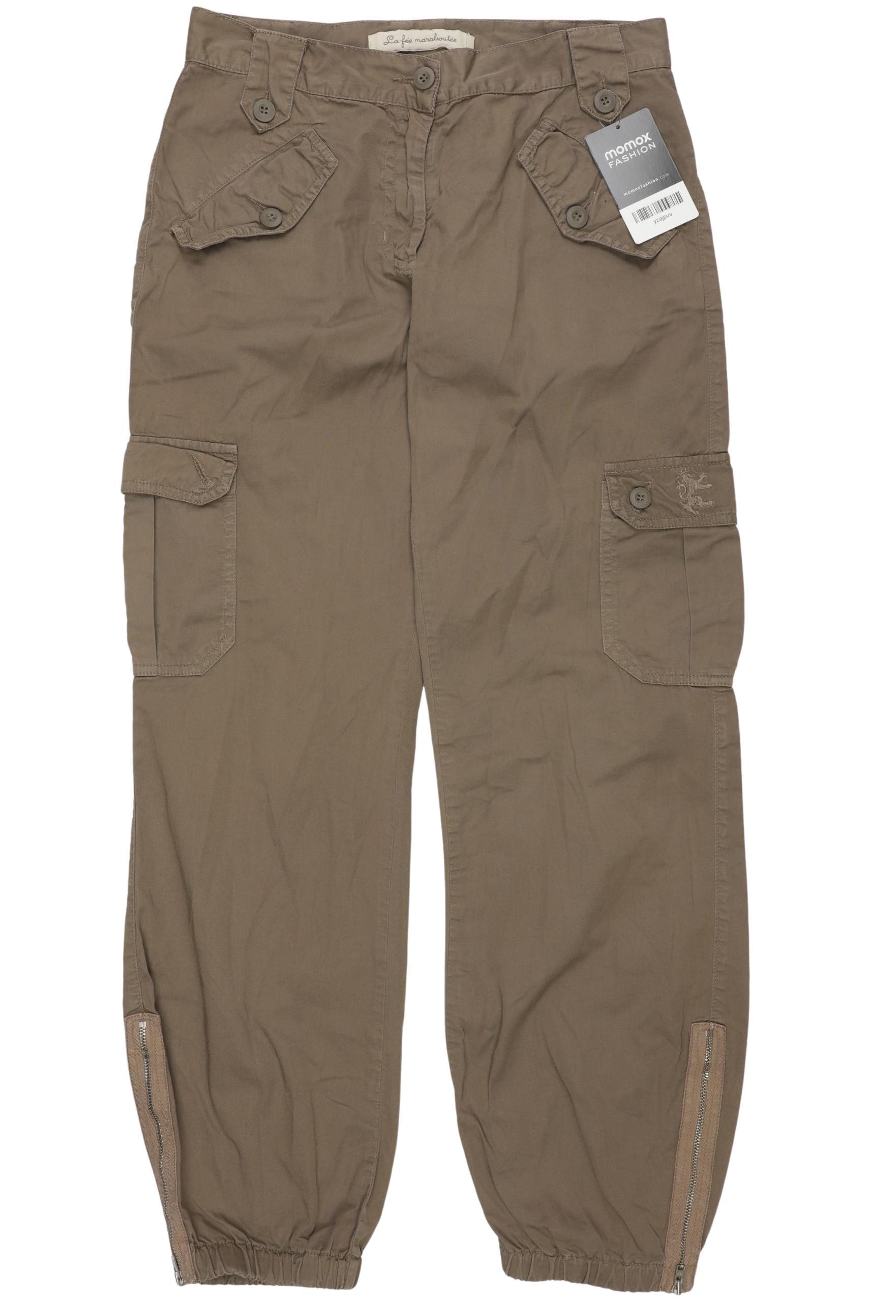 

LA FÉE Maraboutée Damen Stoffhose, grün, Gr. 36